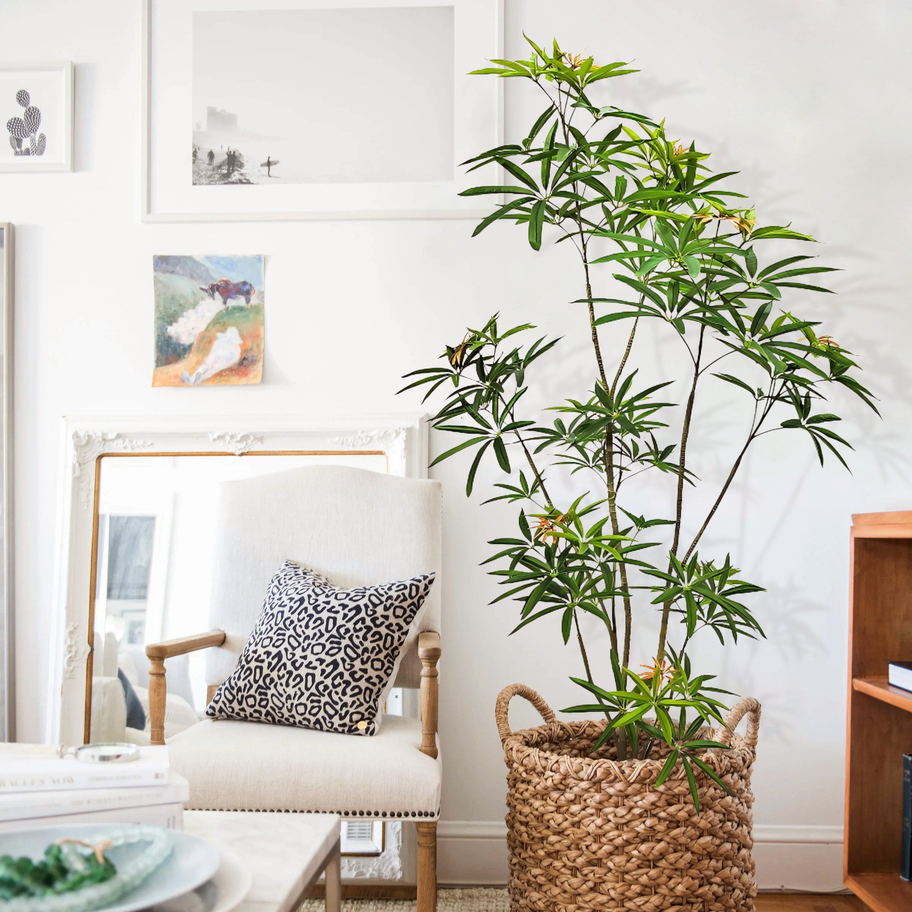 how to make an artificial tree look fuller