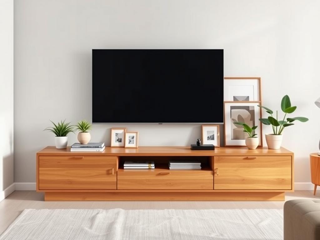 what size media console for 55 tv