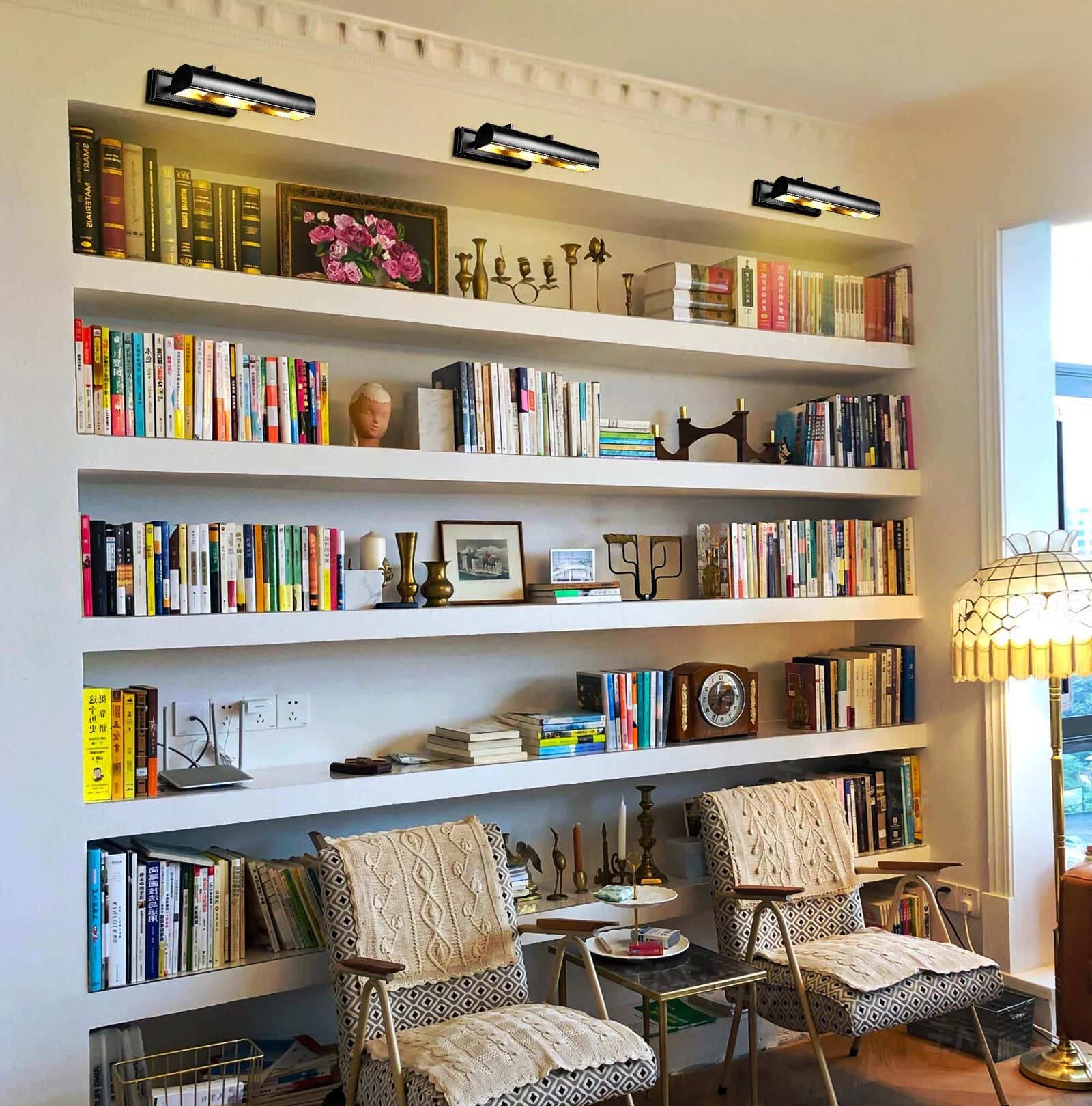 Galleria Picture Light 24"#Finish_Black