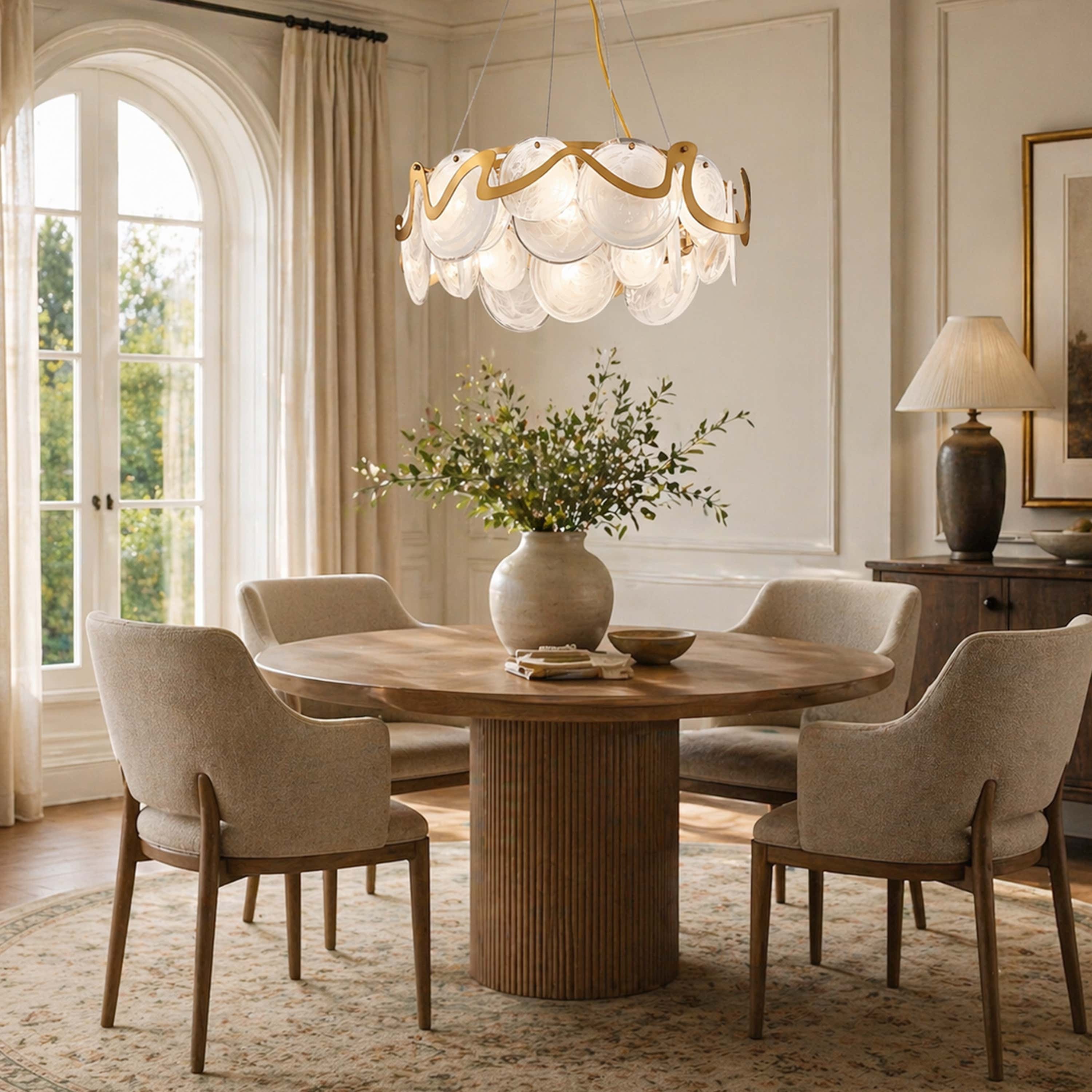 Avenor Ambient Glass Round Chandelier