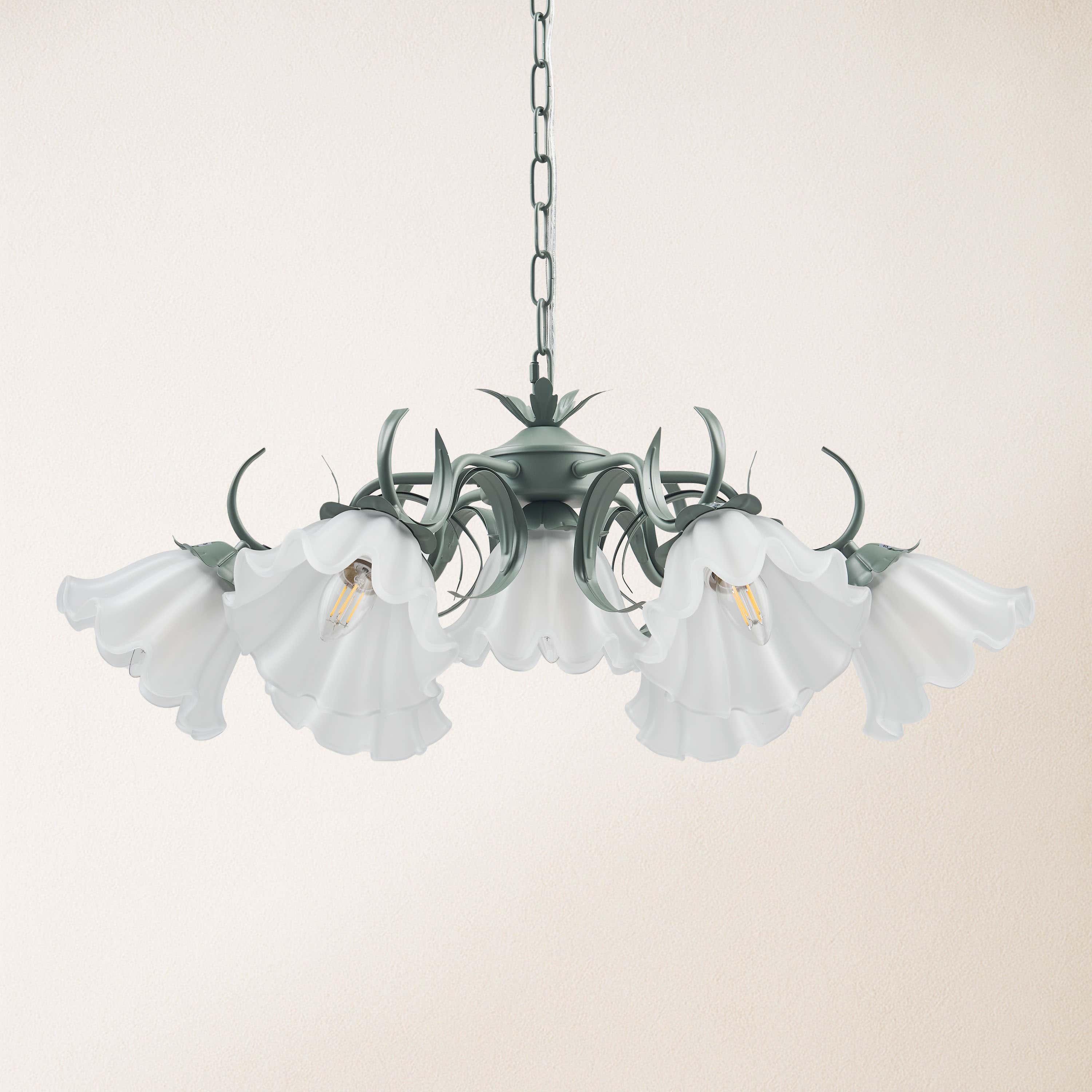 GlowMuse Crystal Round Chandelier 27"