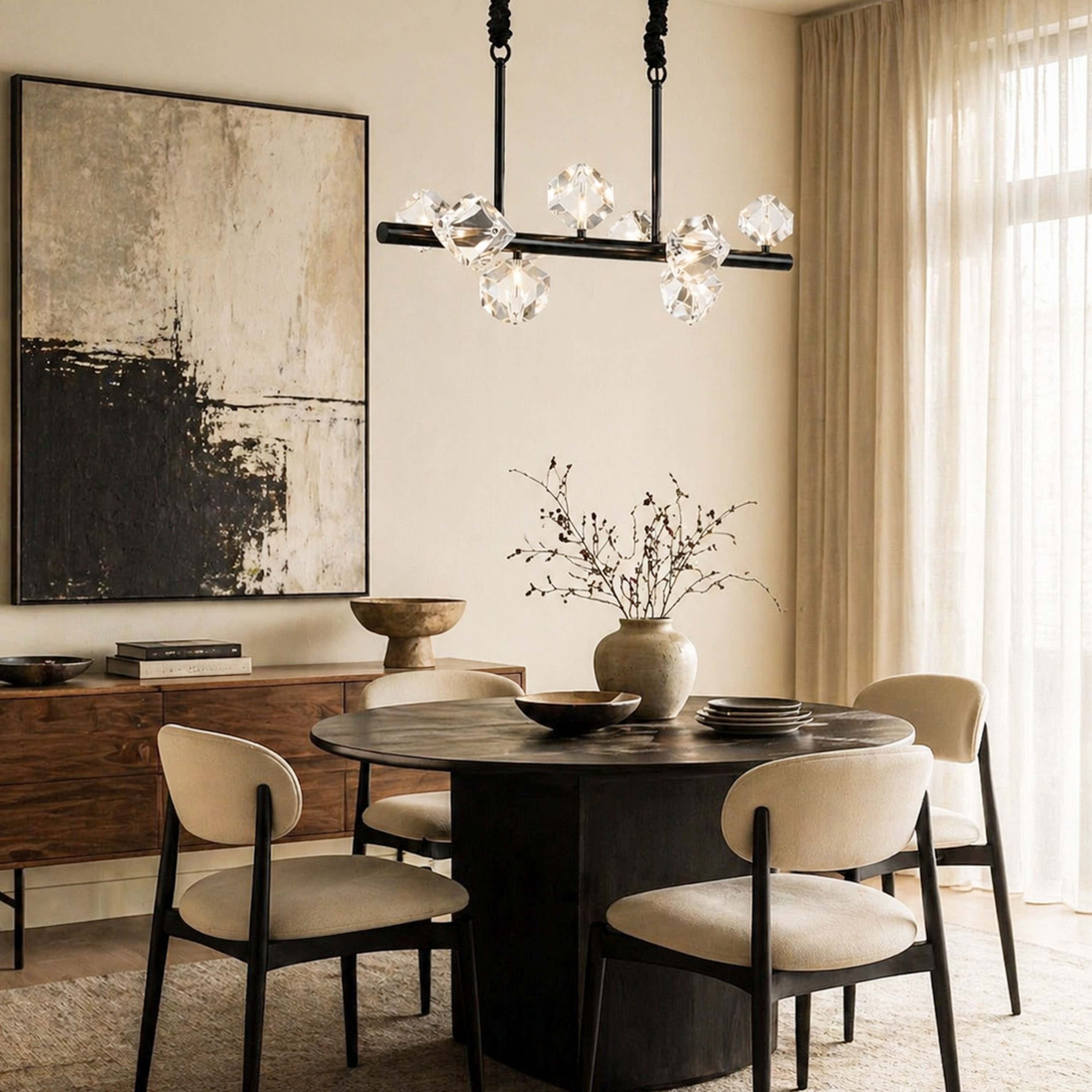 Stravon Radiant Structure Crystal Linear Chandelier