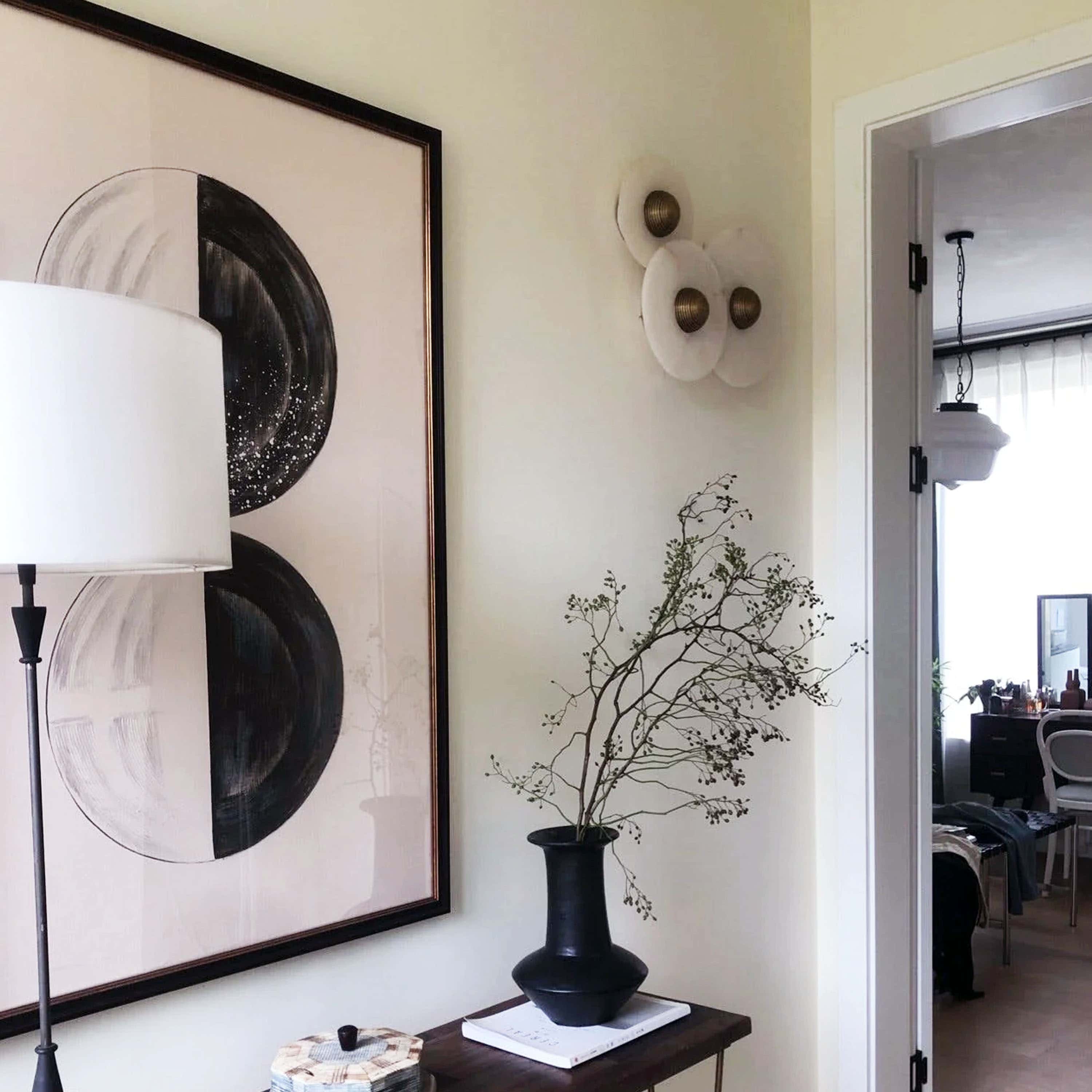 Miles Alabaster Wall Lamp 10"D