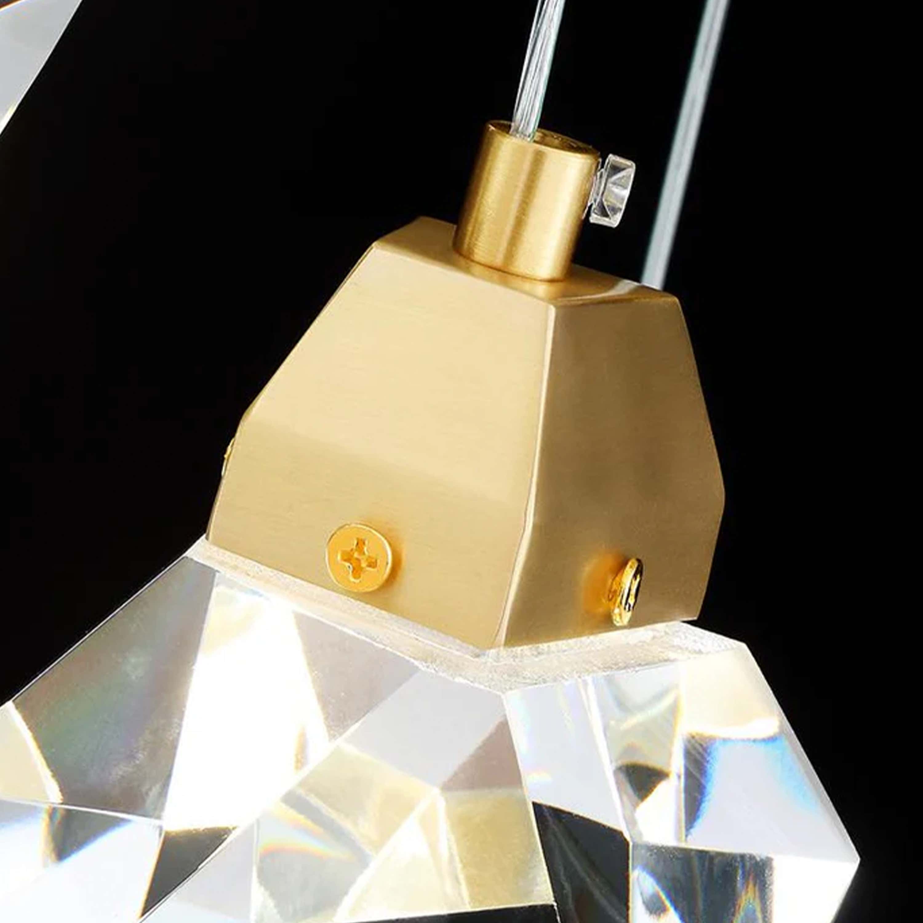 Aurelium Crystal Staircase Round Chandelier