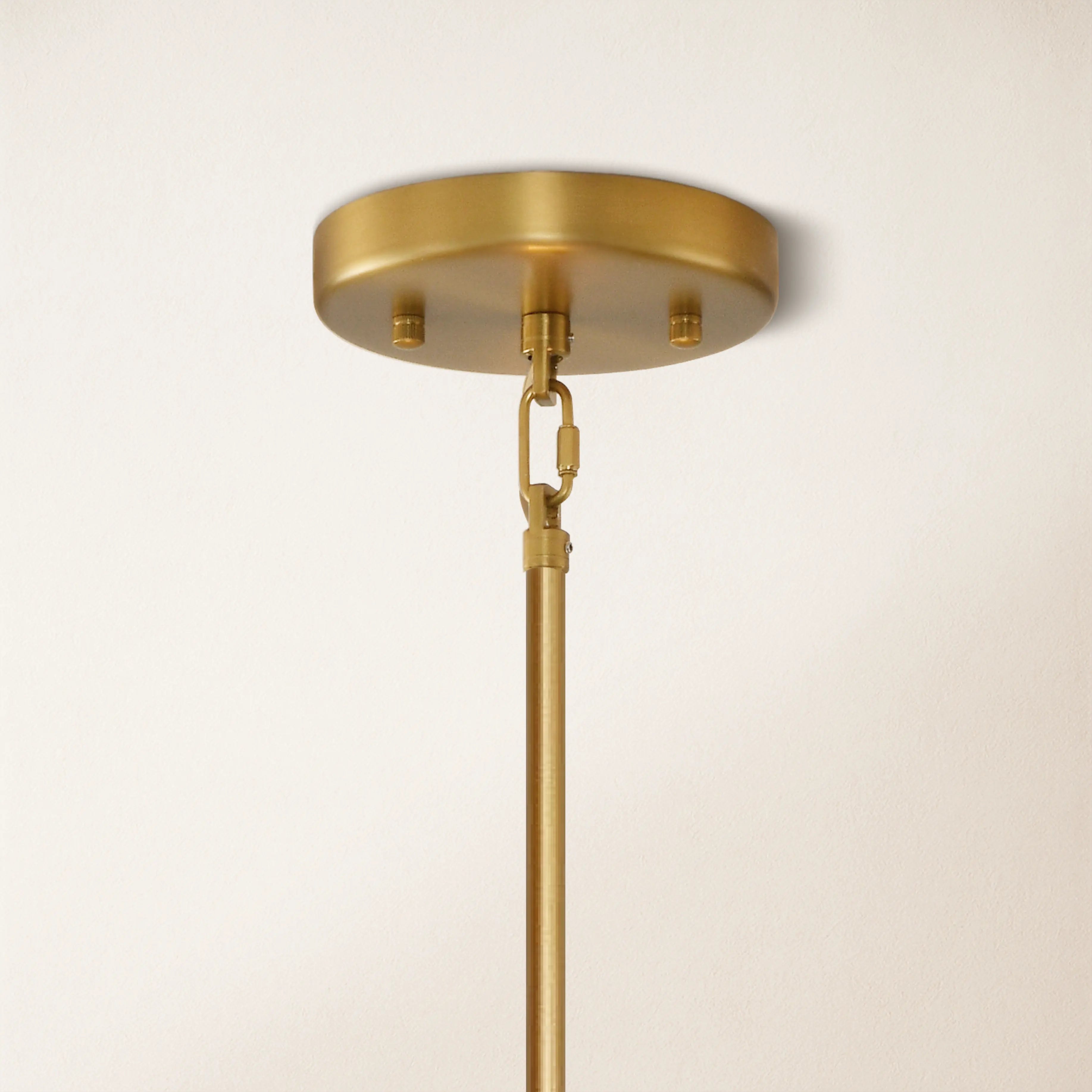 Celestial Drop Round Glass Pendant 17"D