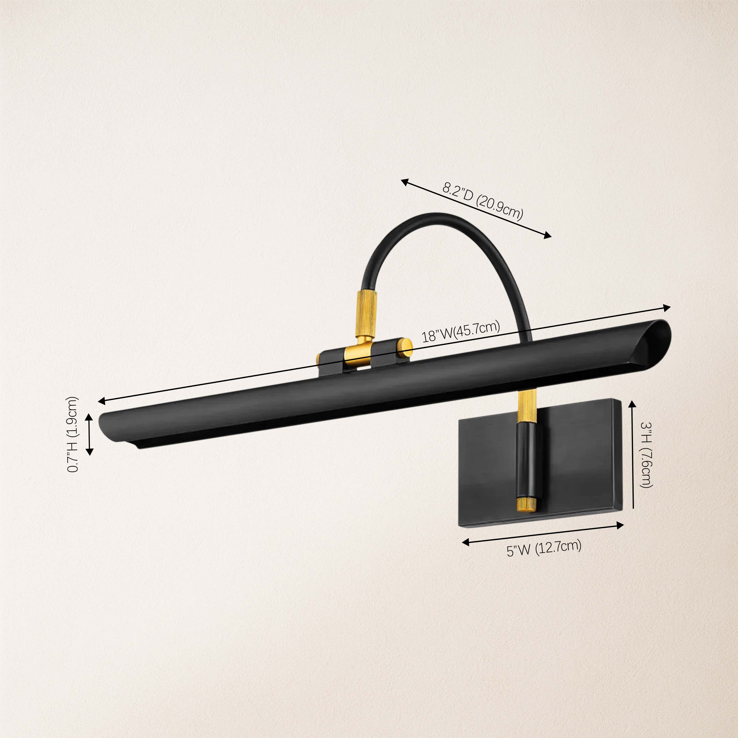 Aiden Small LED Picture Light 17.5" W