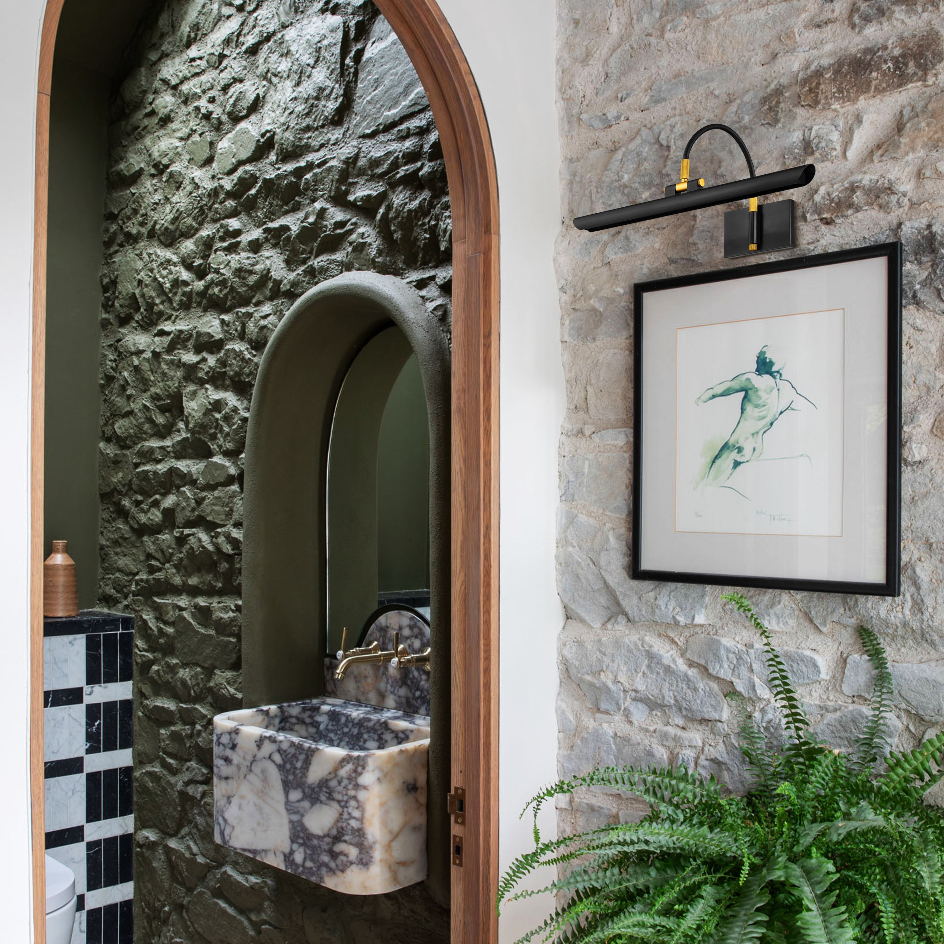 Aiden Small LED Picture Light 17.5" W