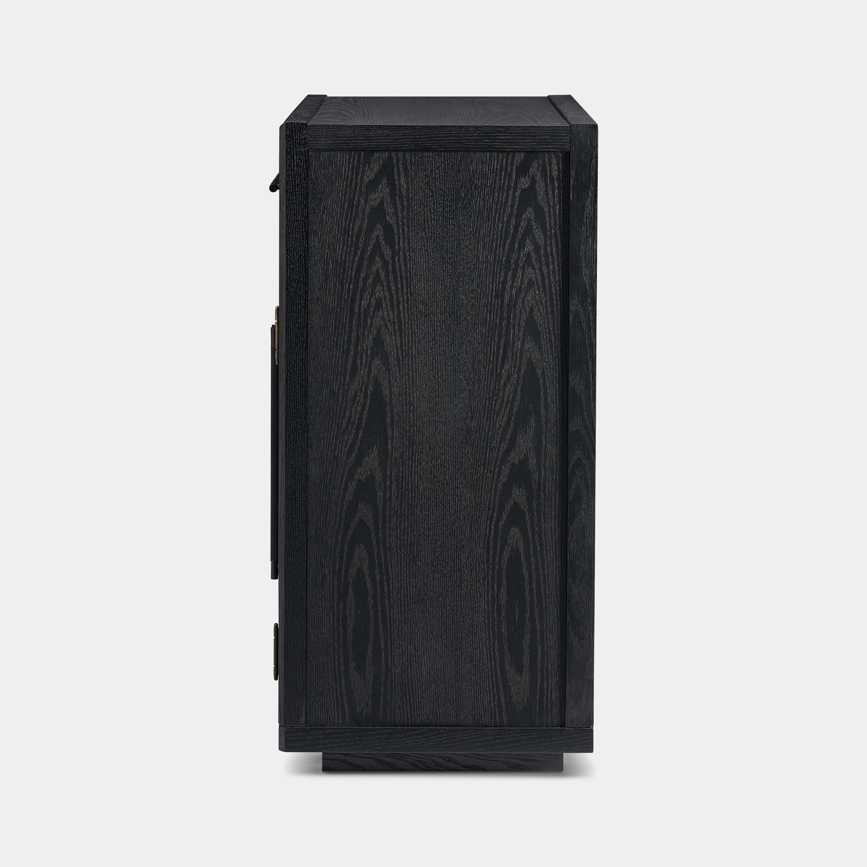 Alvar Arched 62.9" Oak Sideboard with Drawers(Set of 2)