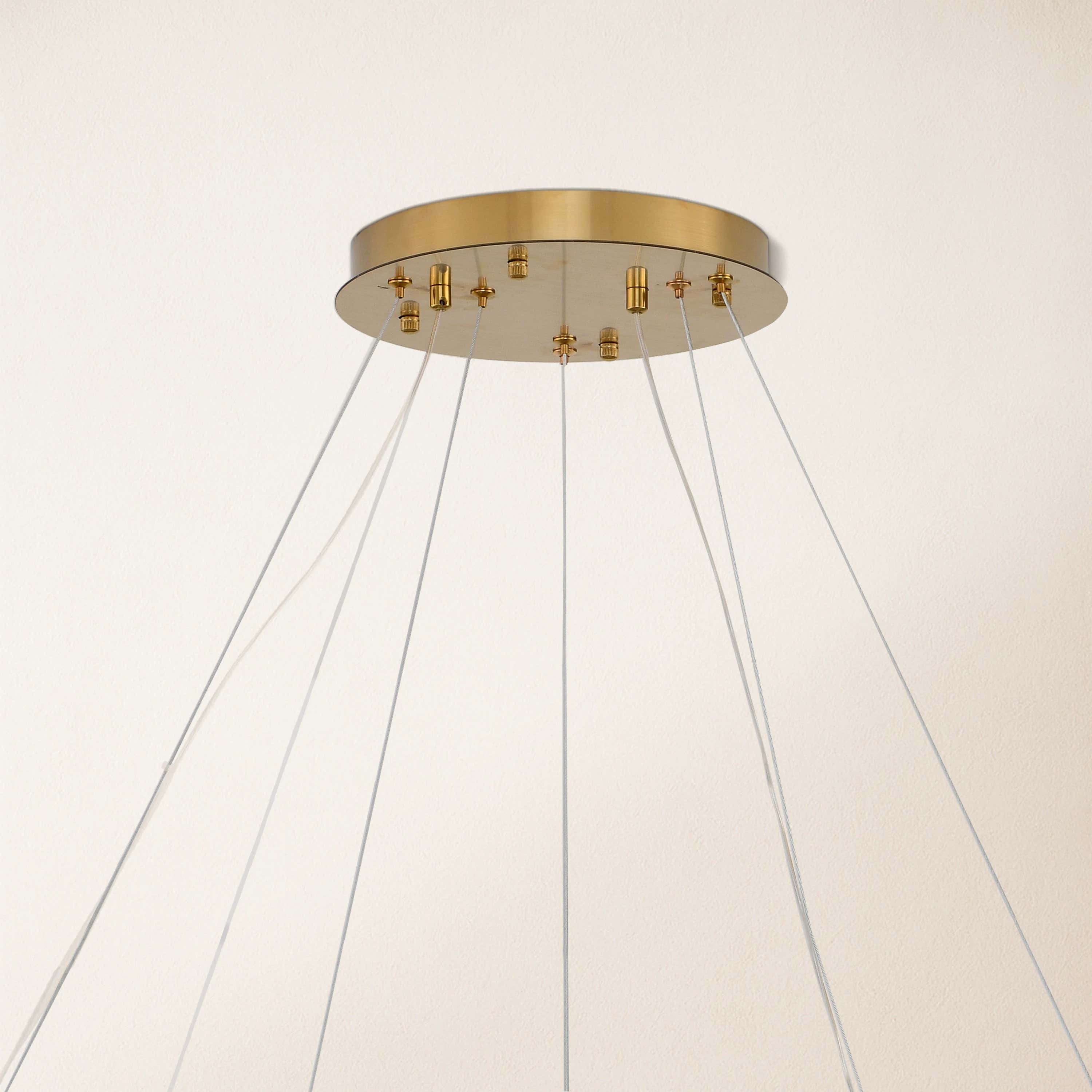 Vetro Prism Crystal 2-Tier Chandelier 32"D