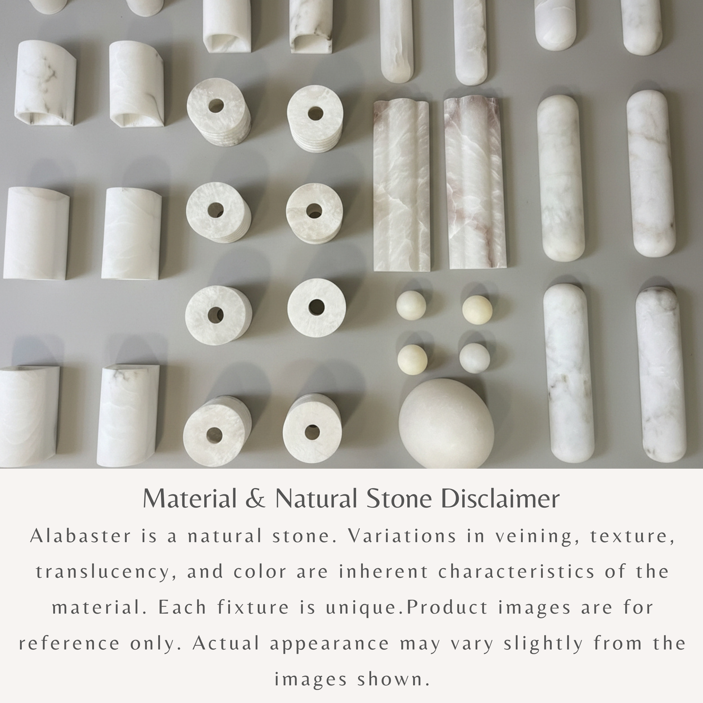 Axis Alabaster Wall Sconce 19.6"H