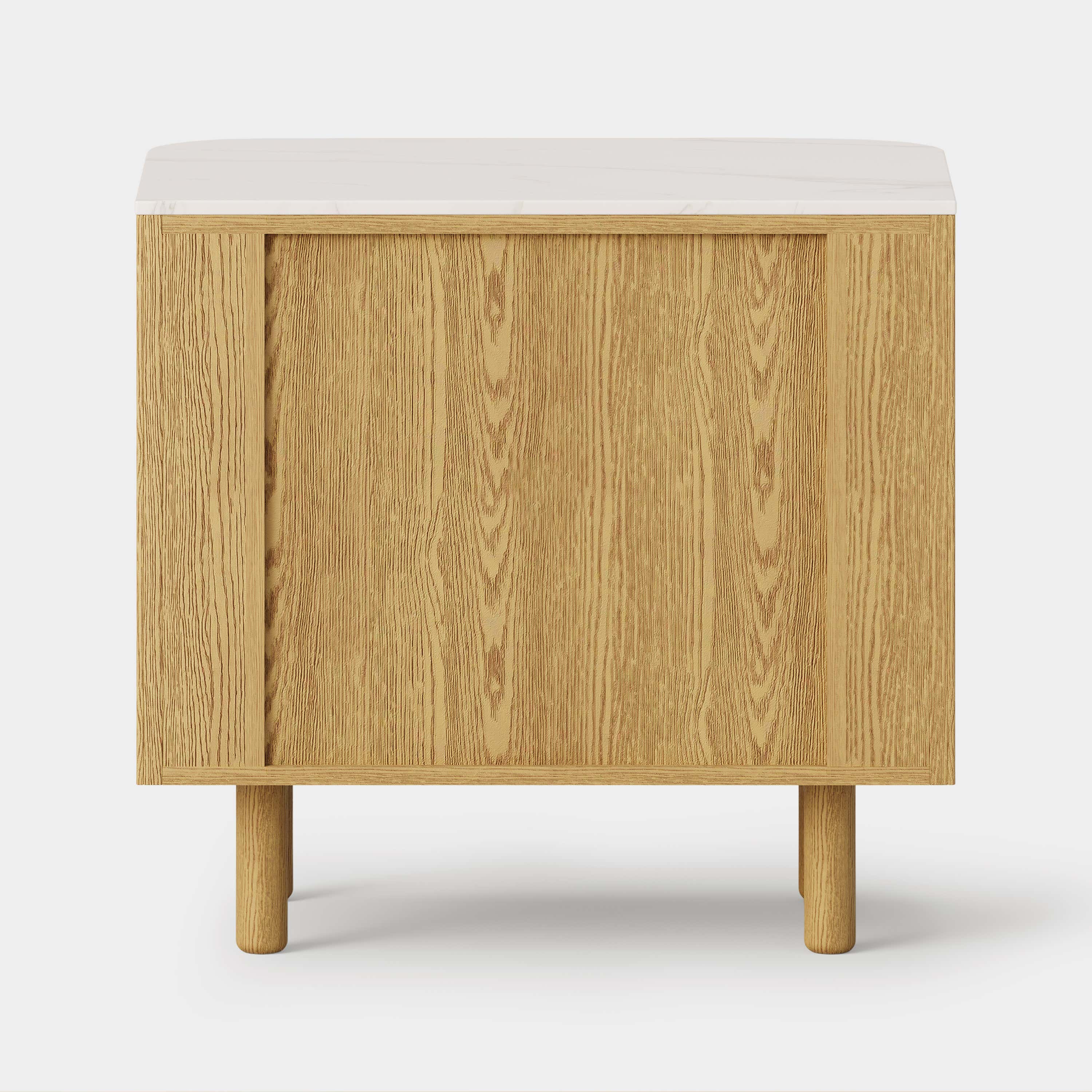 Charlie Sintered Stone Nightstand 26" W
