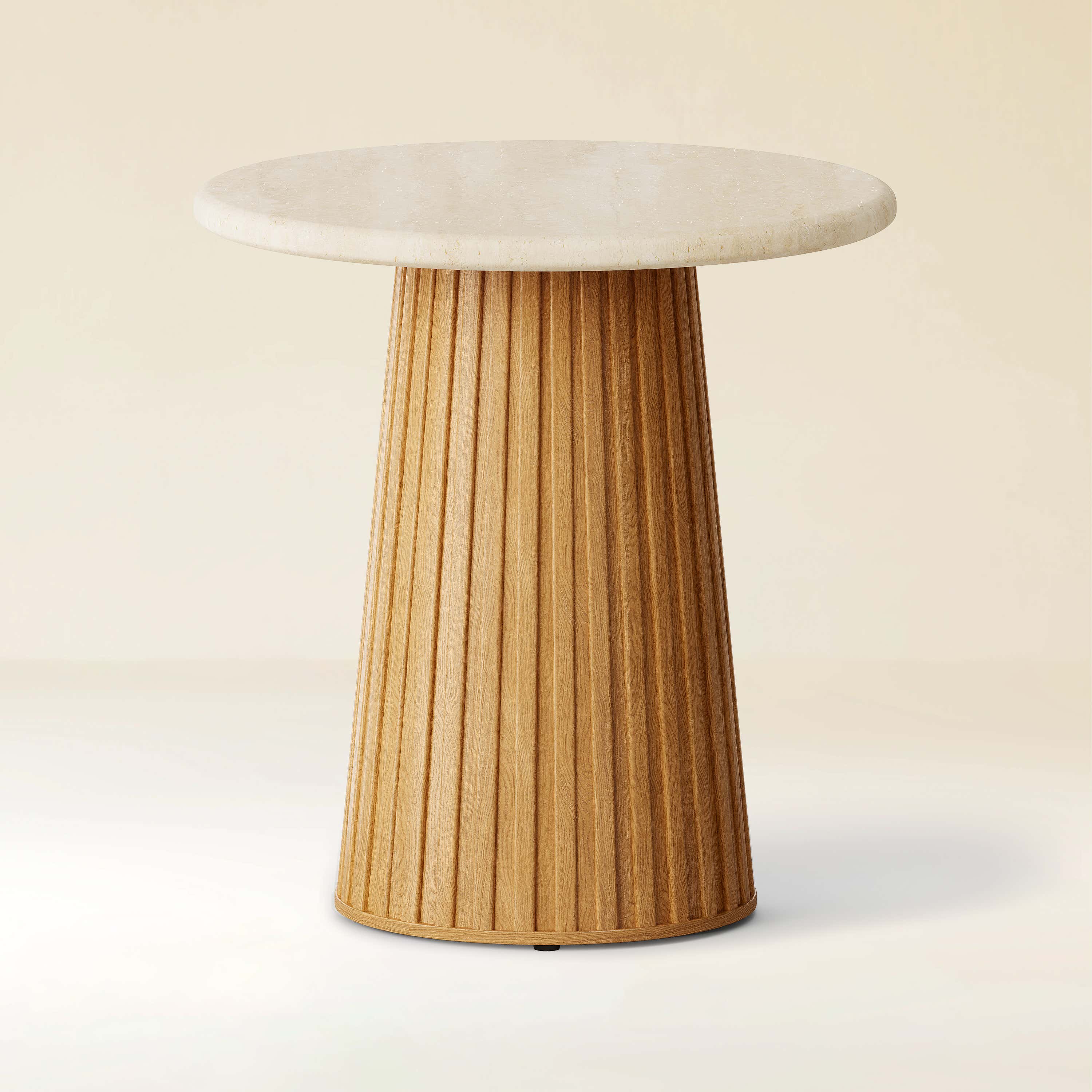 Emery Sintered Stone Side Table 50cm W