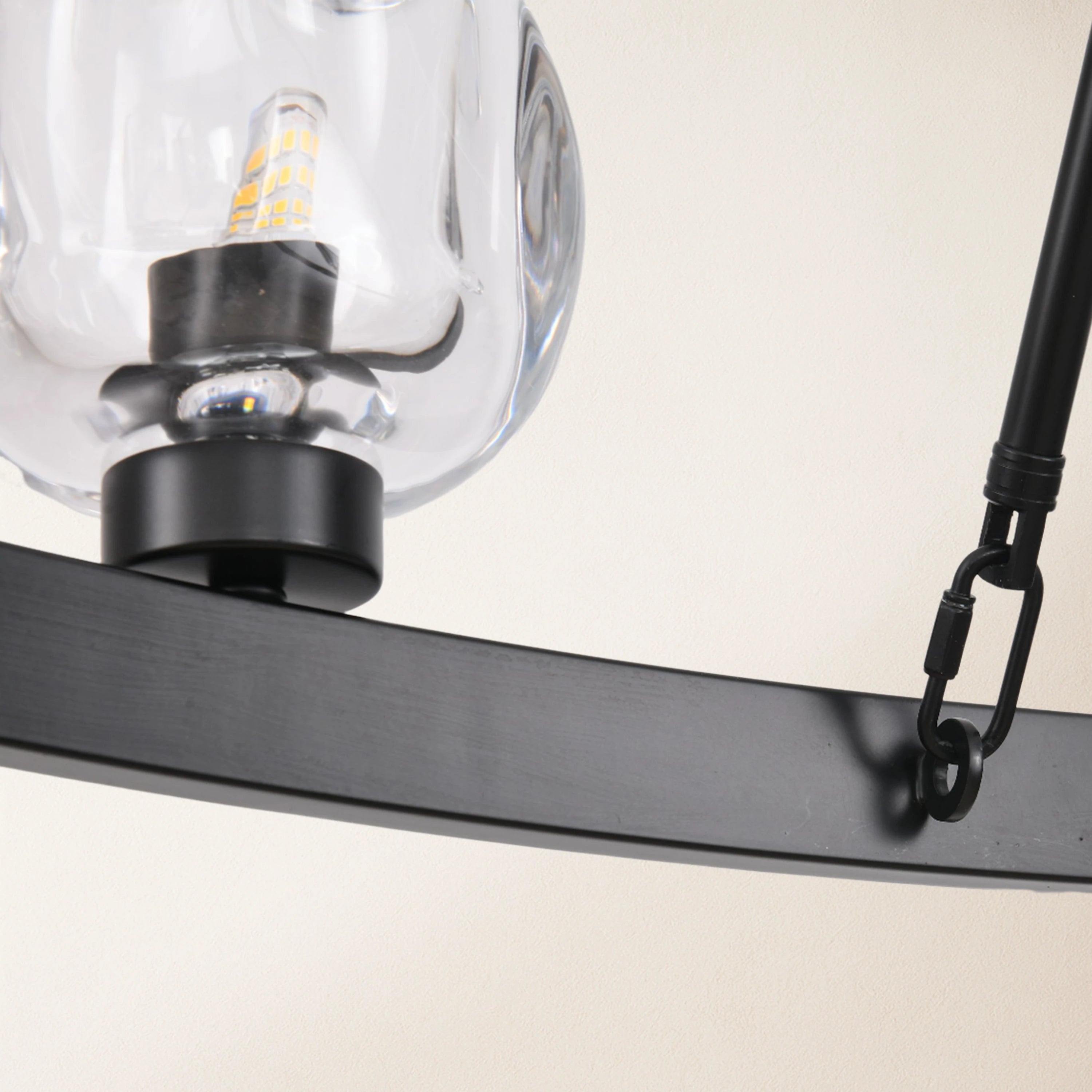 Vellum Crystal Round Chandelier 59"D