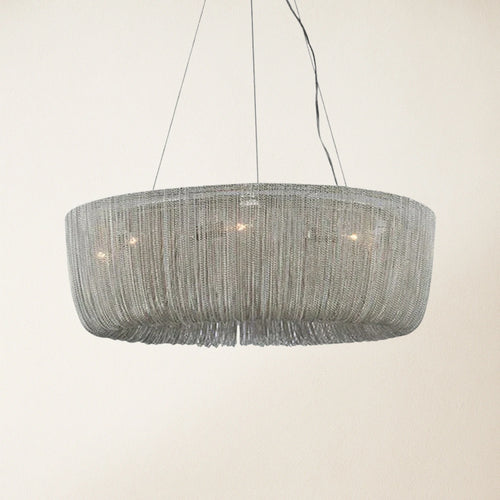 Teresa Cadena Chain Tassel Chandelier 24"