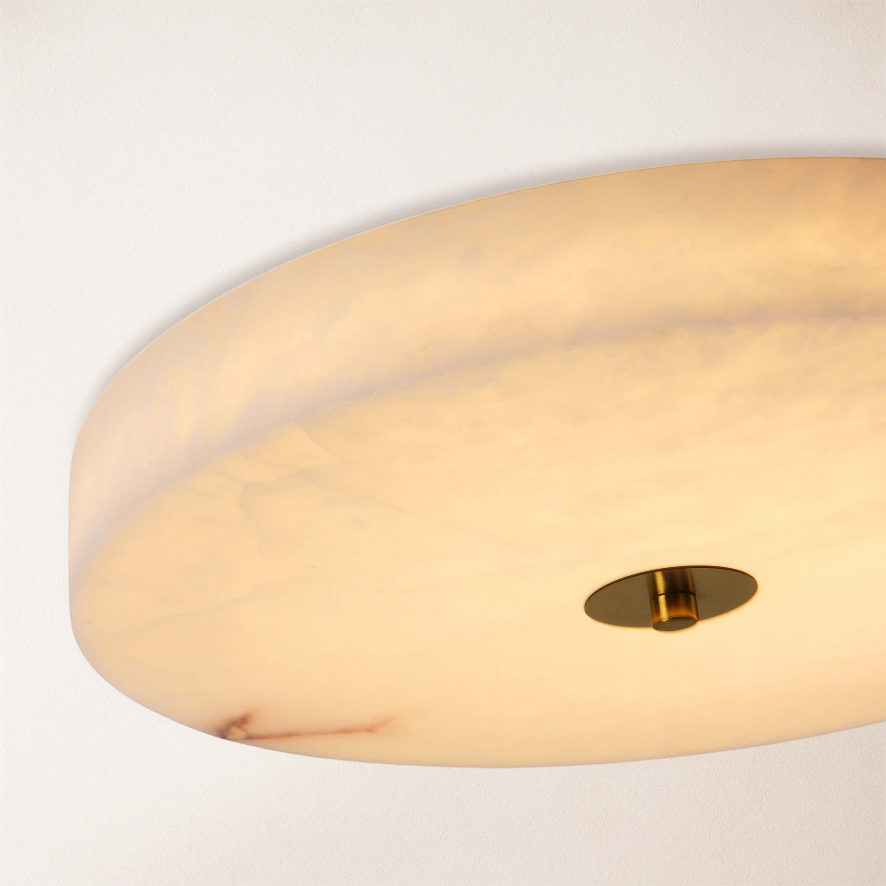 Cora Alabaster Ceiling Light 11.8"D