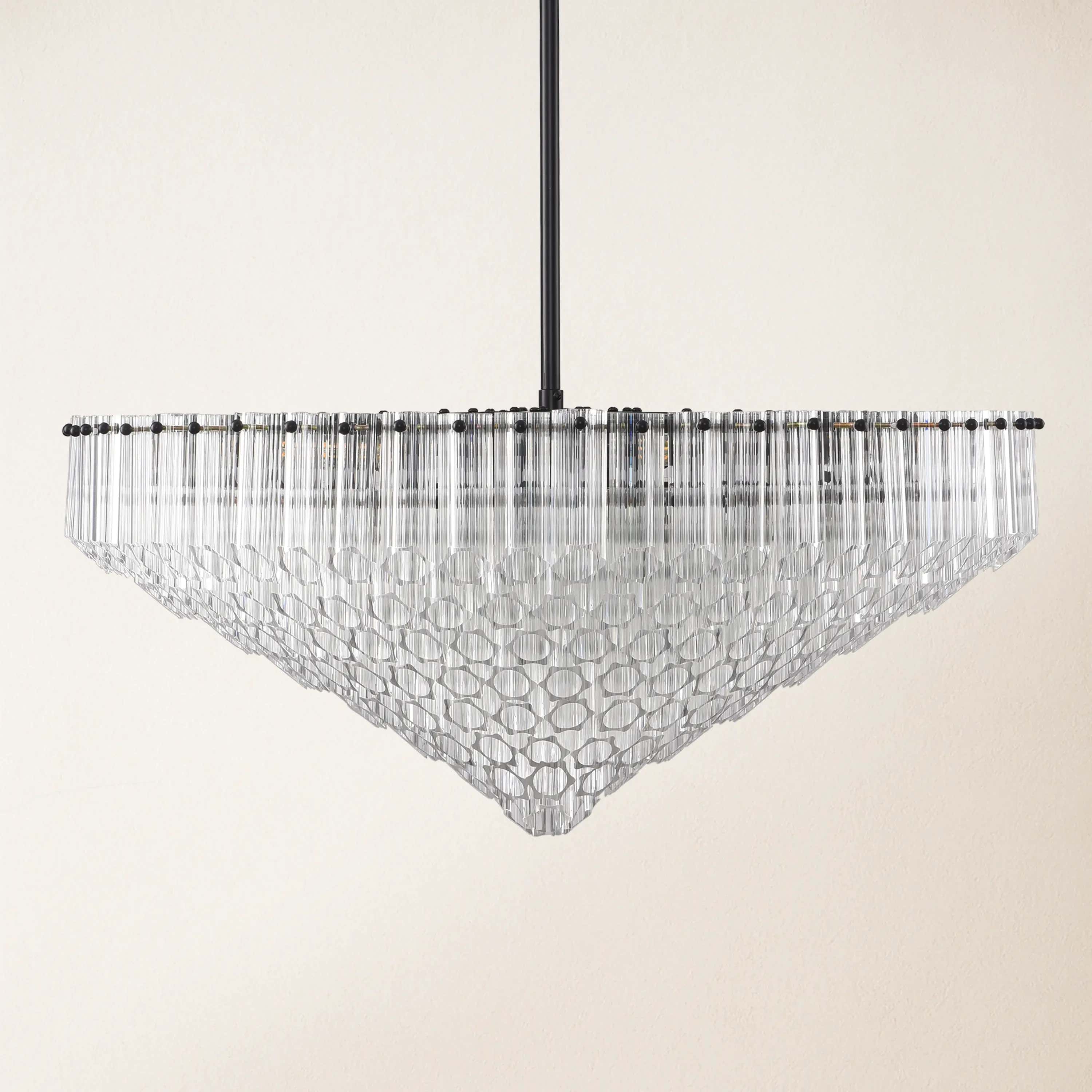 Ethereal Crystal Radiance Round Chandelier 30"D