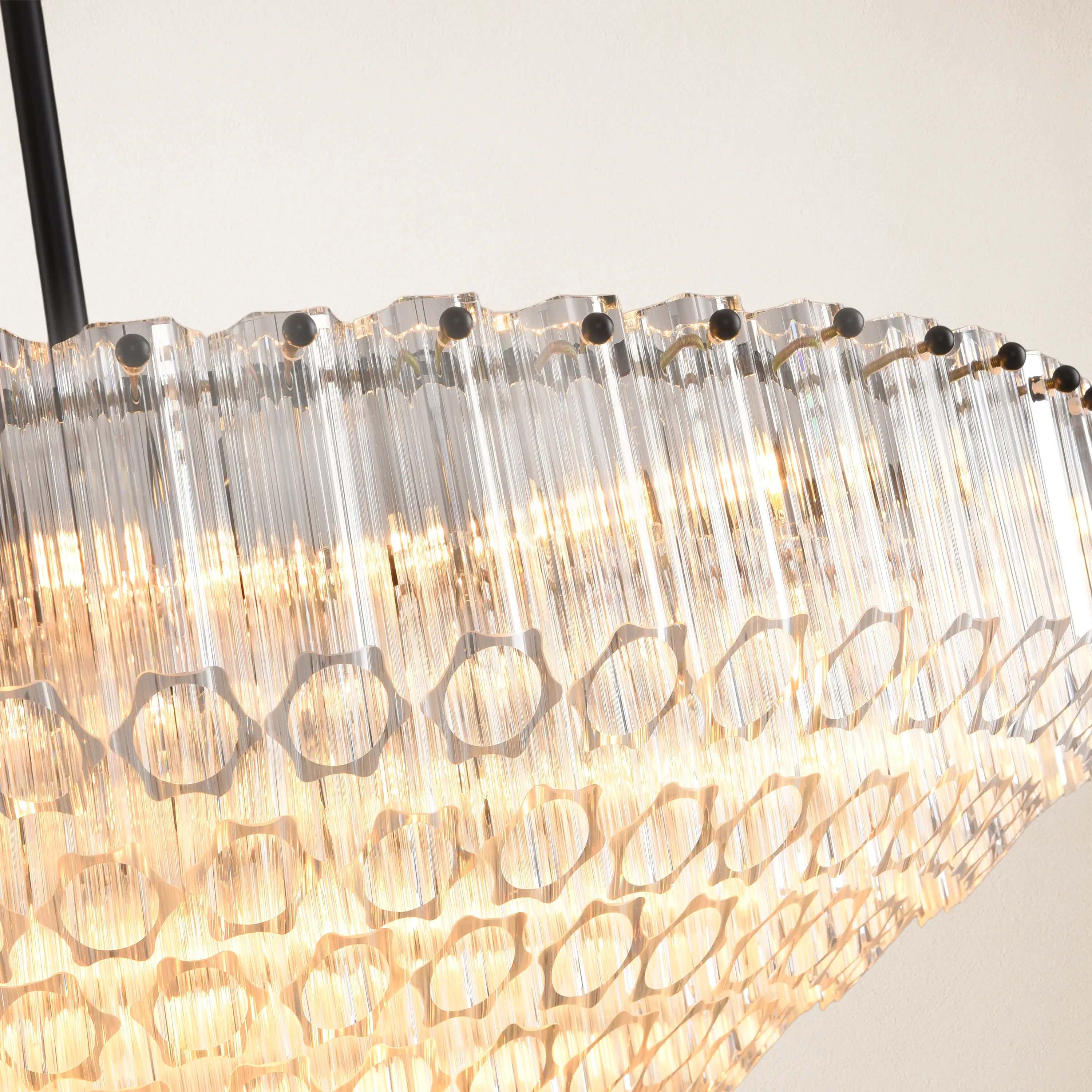 Ethereal Crystal Radiance Round Chandelier 30"D