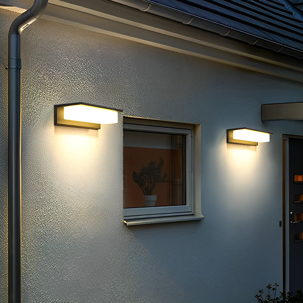 Summital Rectangular Waterproof Outdoor Wall Light