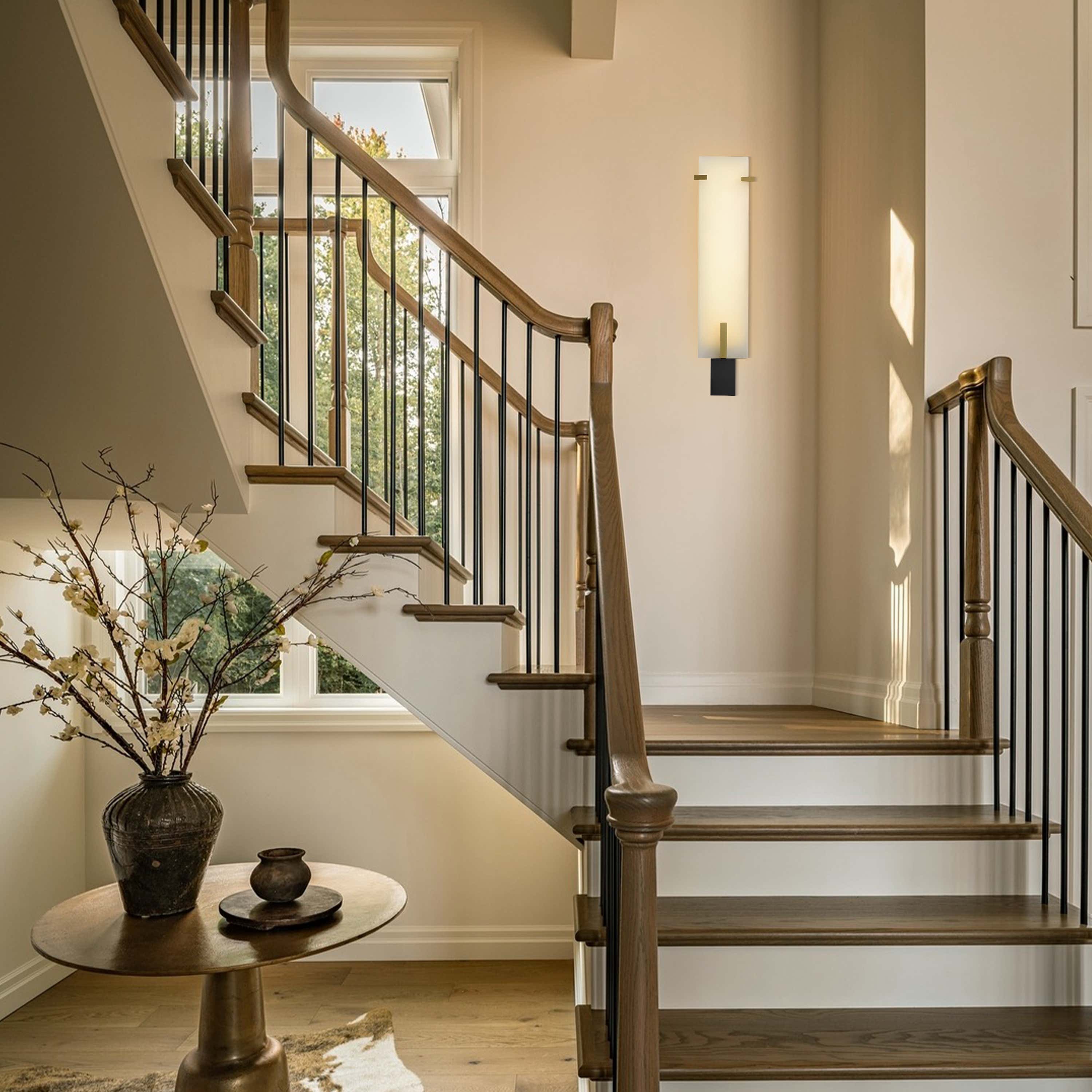 Janina Stable Alabaster Personality Wall Sconce 25.9"H