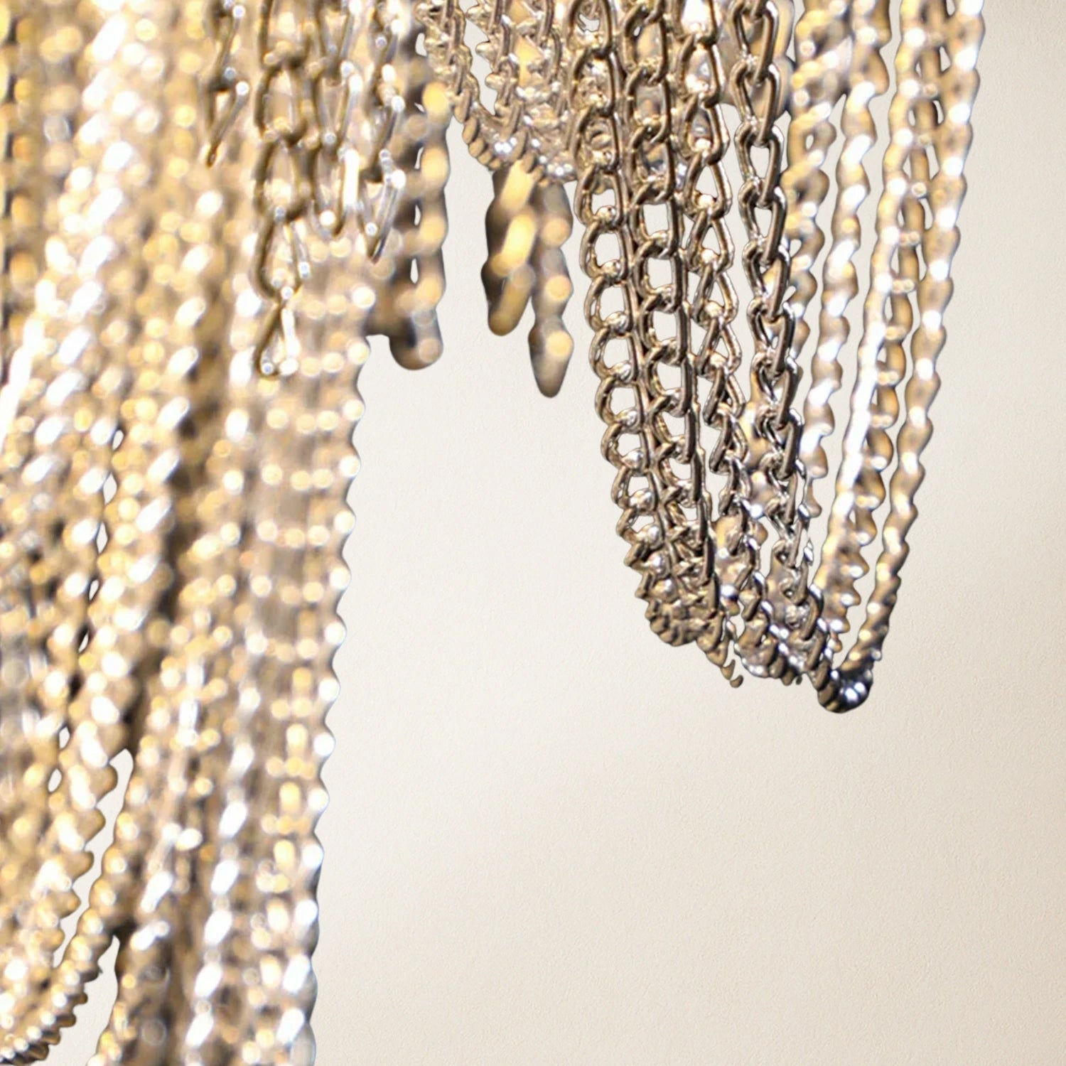 Teresa Cadena Chain Tassel Dining Room Chandelier 35"