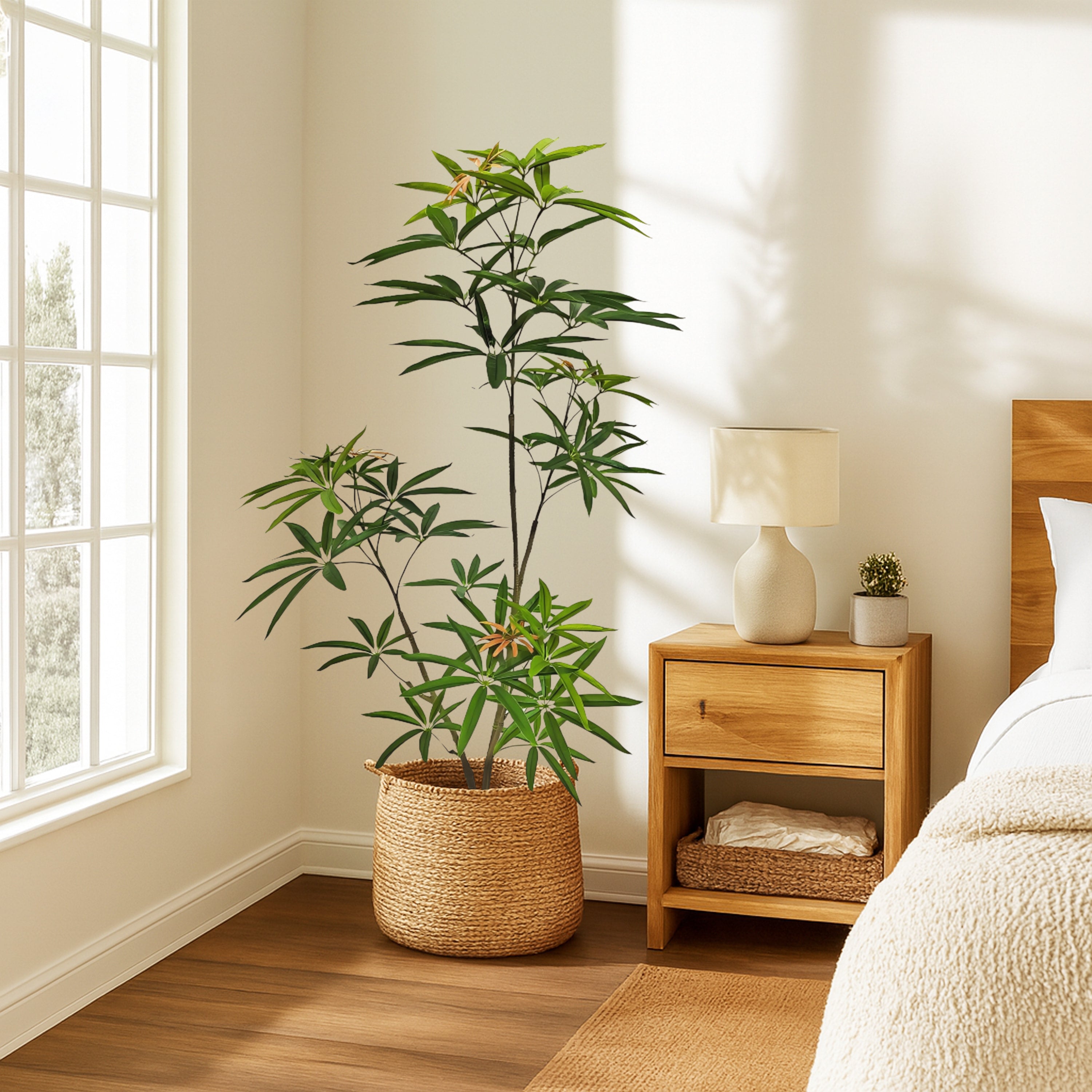 Faux Australian Umbrella Tree 47.2"H