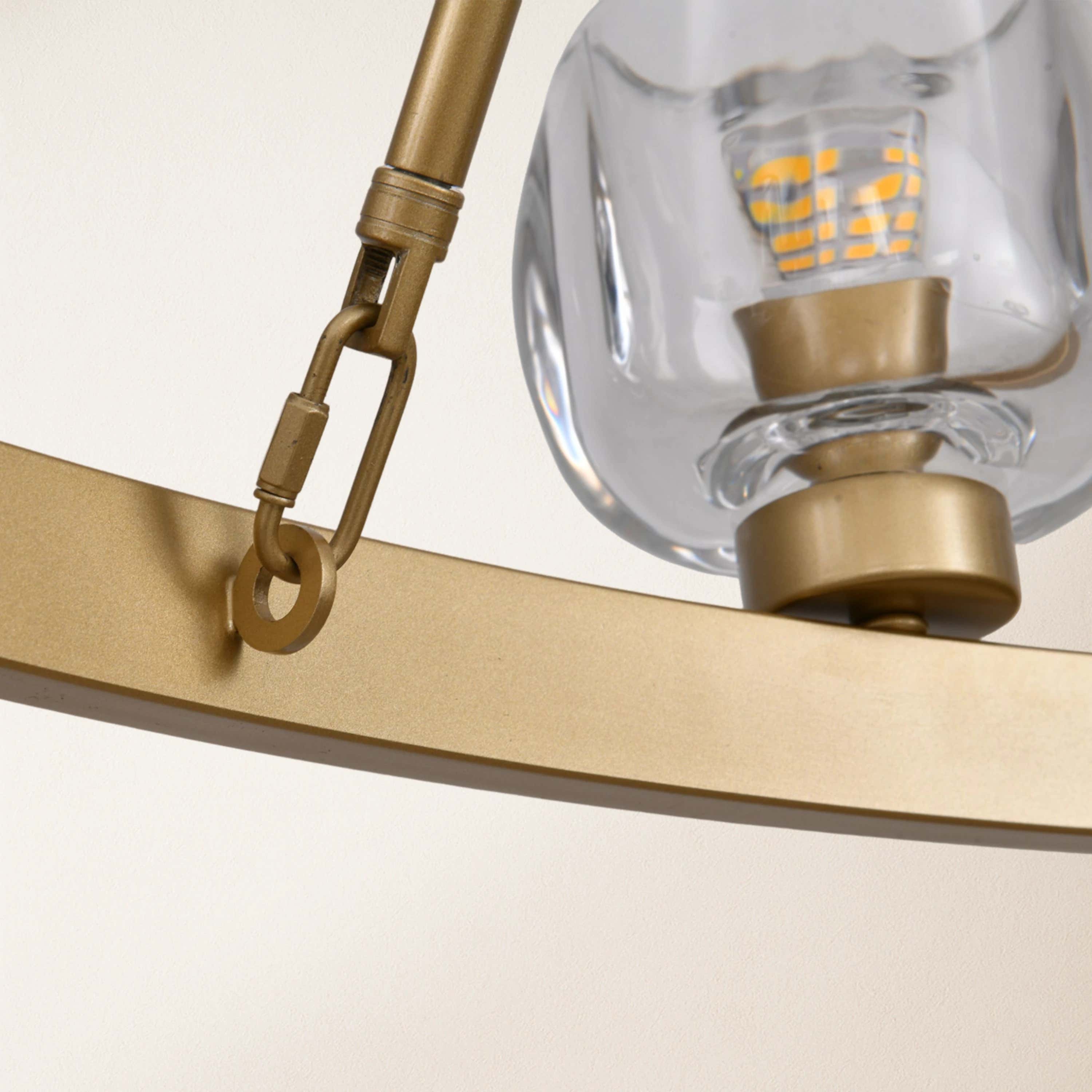 Vellum Round Chandelier 48"D