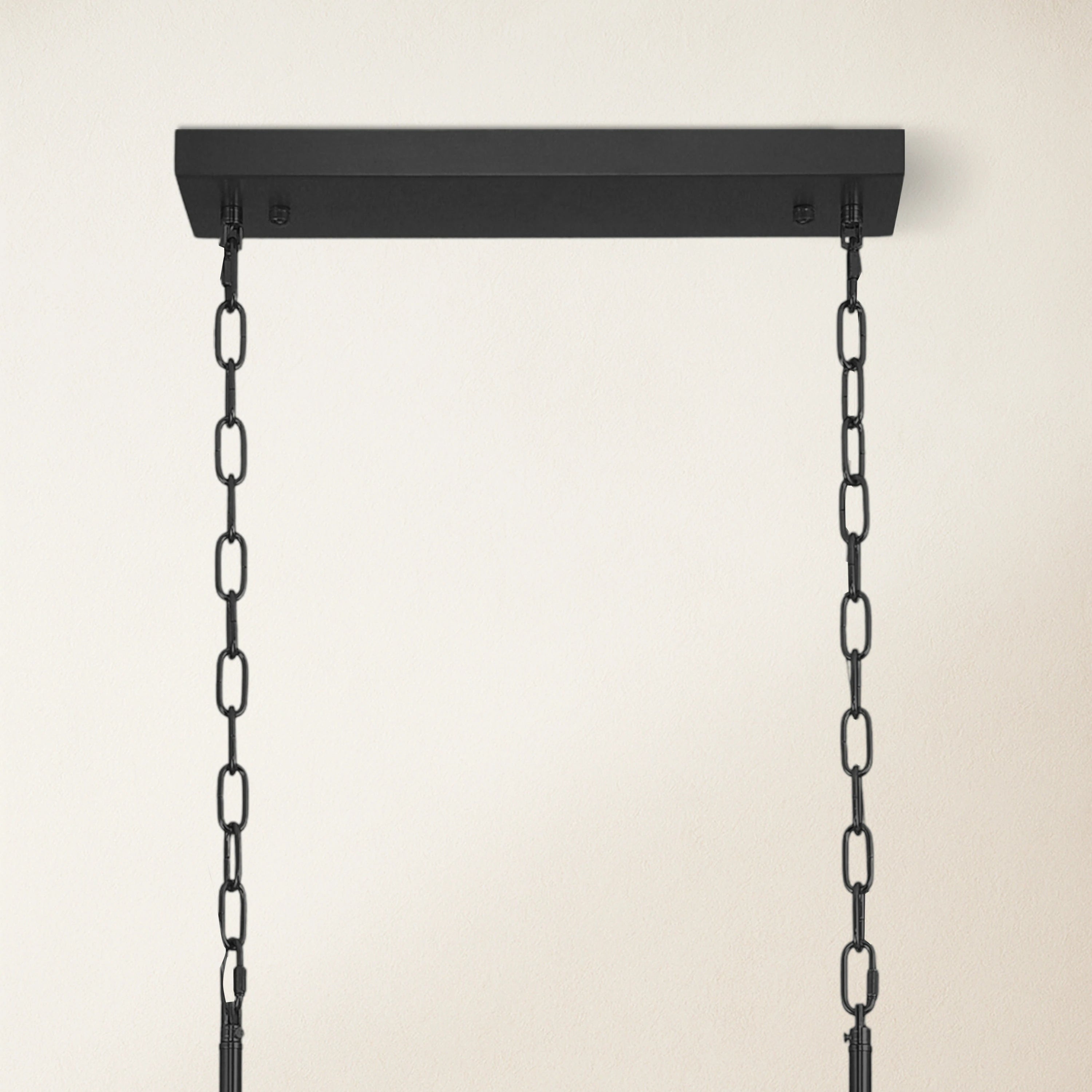 Caldera Alabaster Rectangular Chandelier 40"