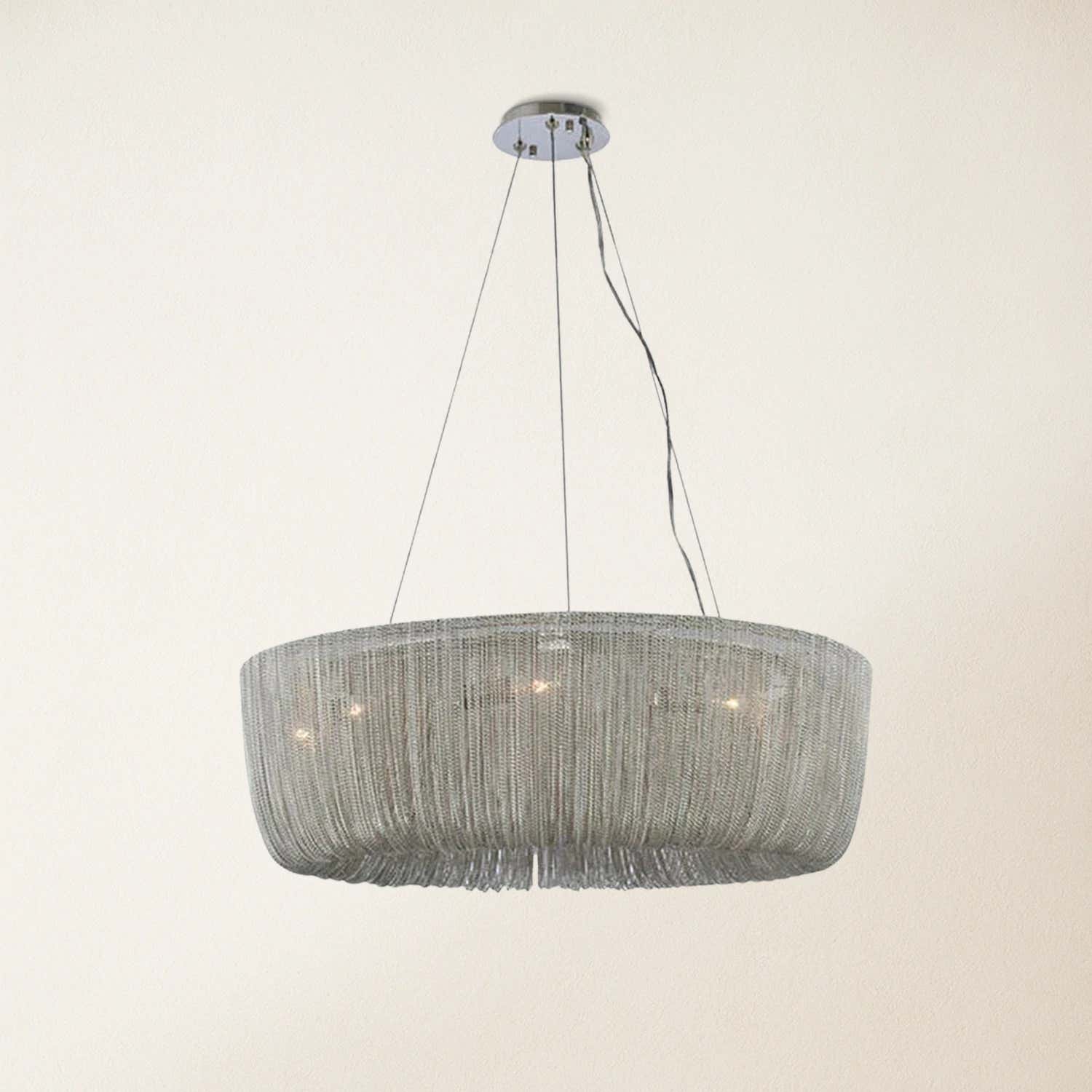 Teresa Cadena Chain Tassel Chandelier 31"D