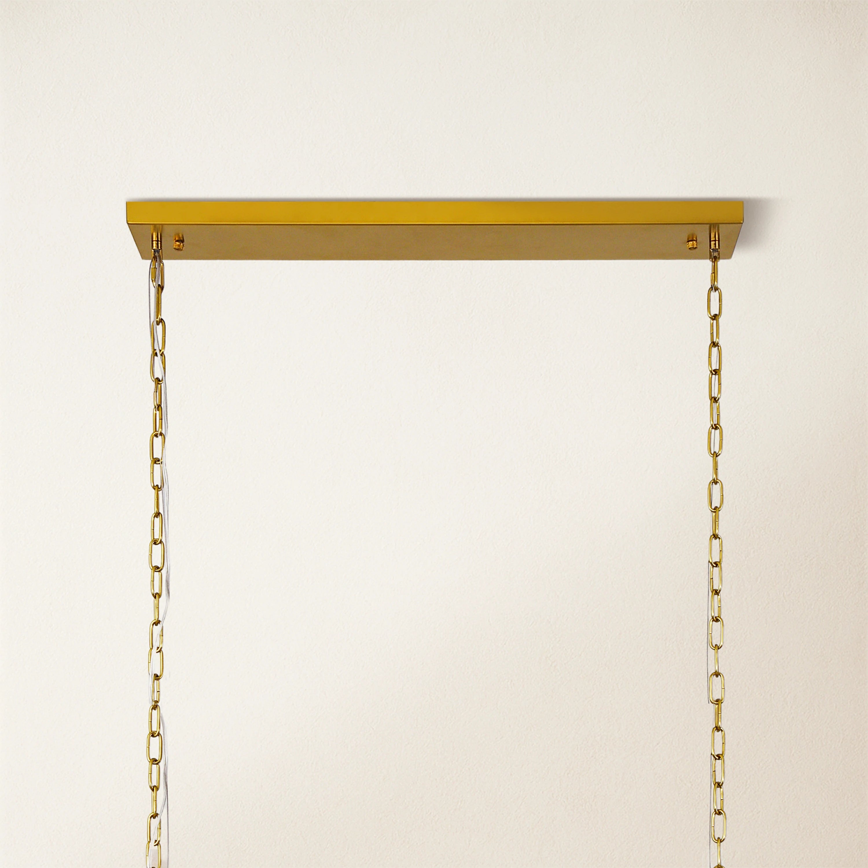 Nivislight Alabaster Rectangular Chandelier 55"#Finish_Gold