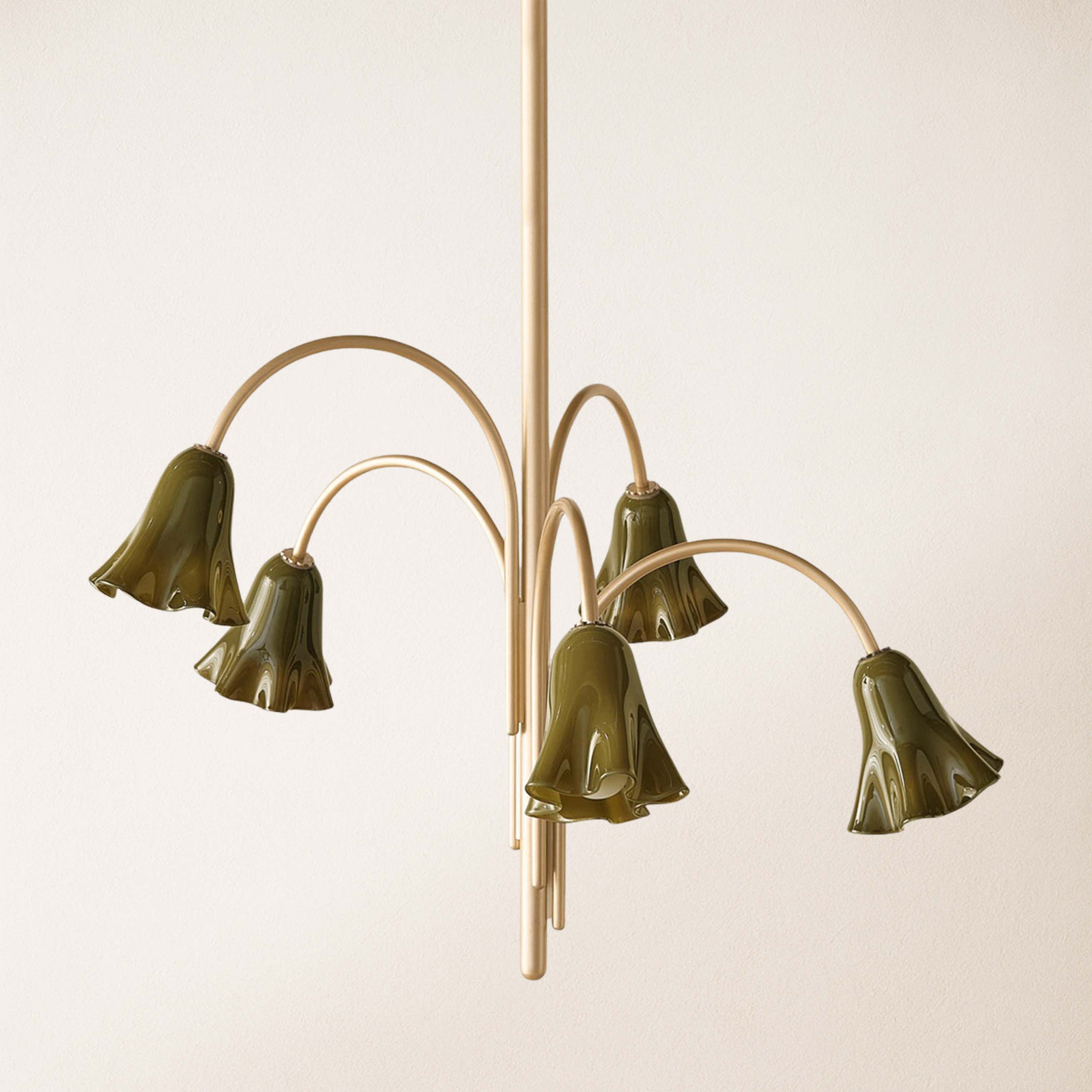 Florea Glass Art Chandelier