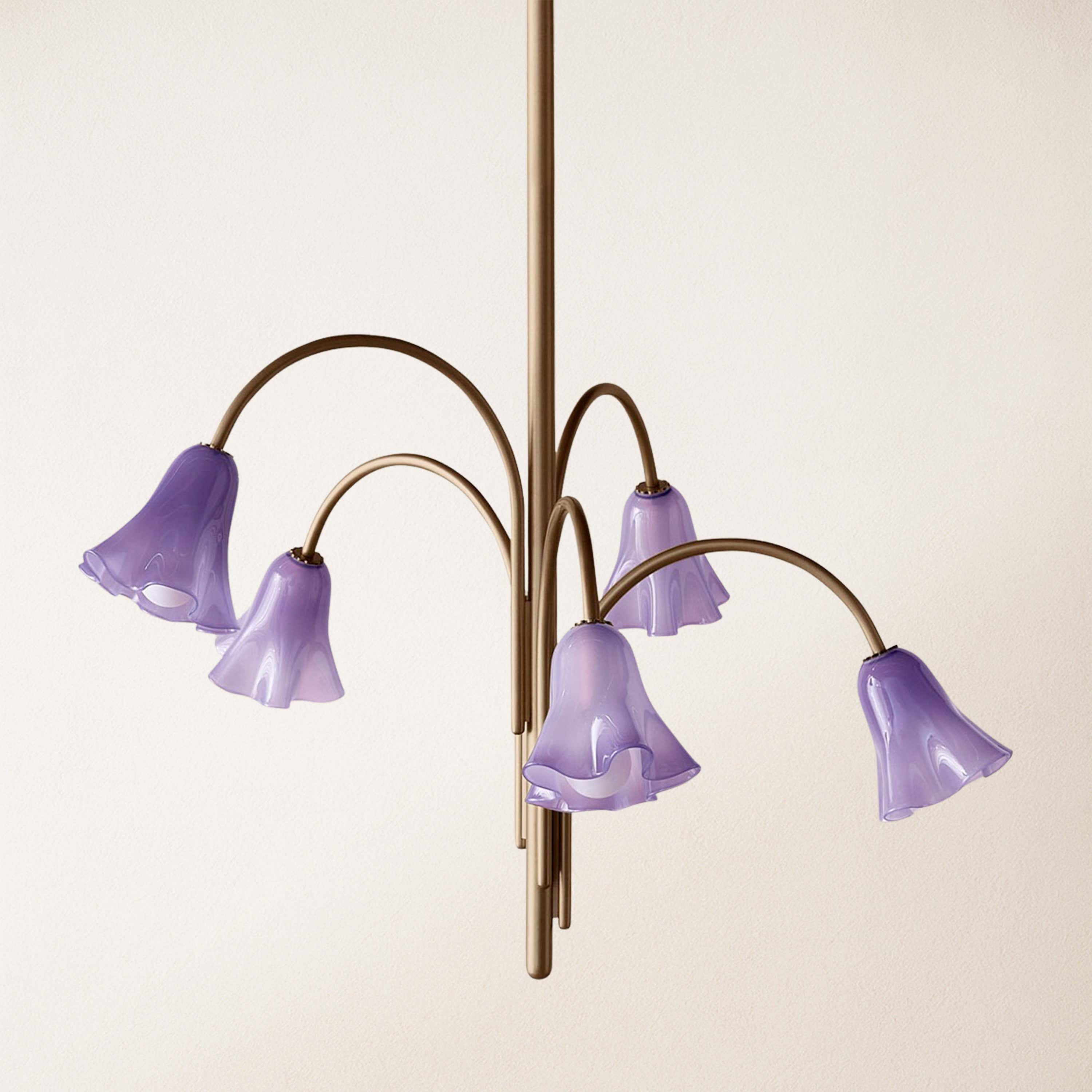 Florea Glass Art Chandelier