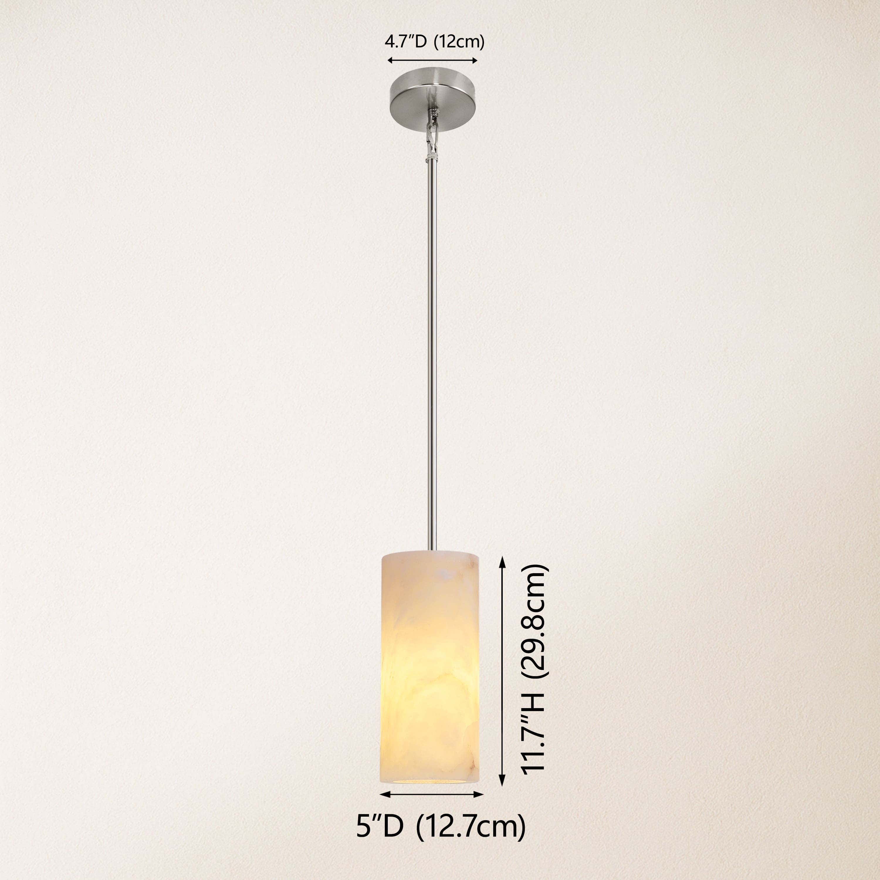 Arlo Alabaster Pendant Lights 5"D