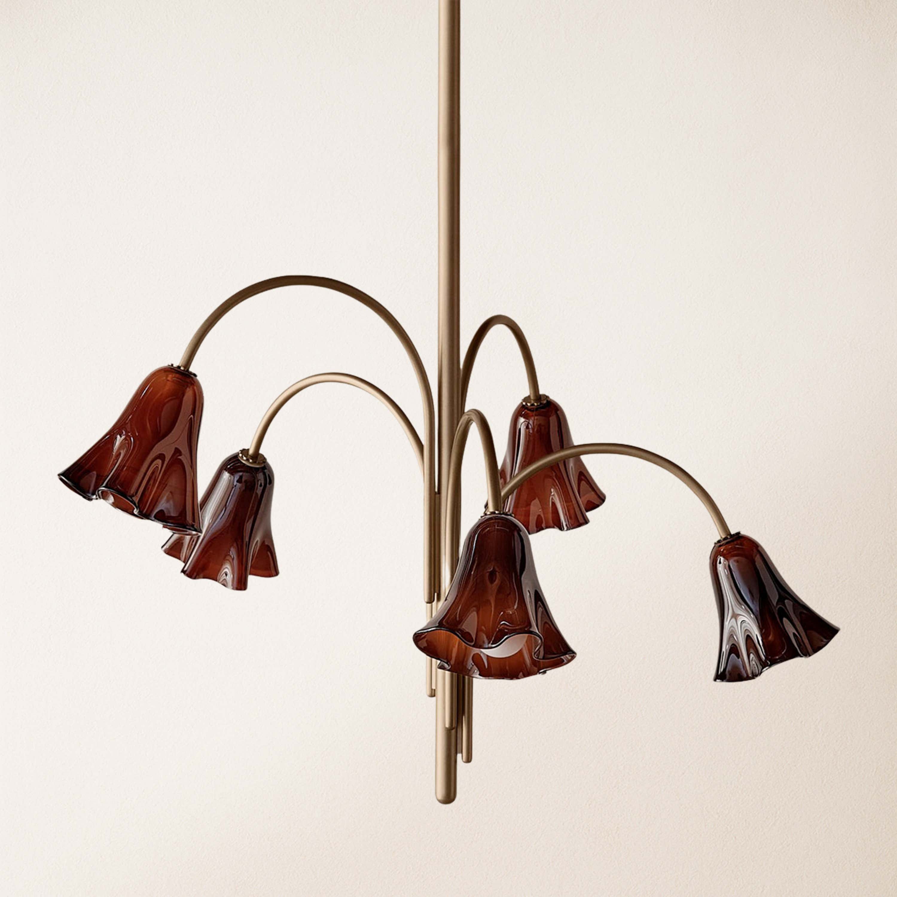 Florea Glass Art Chandelier