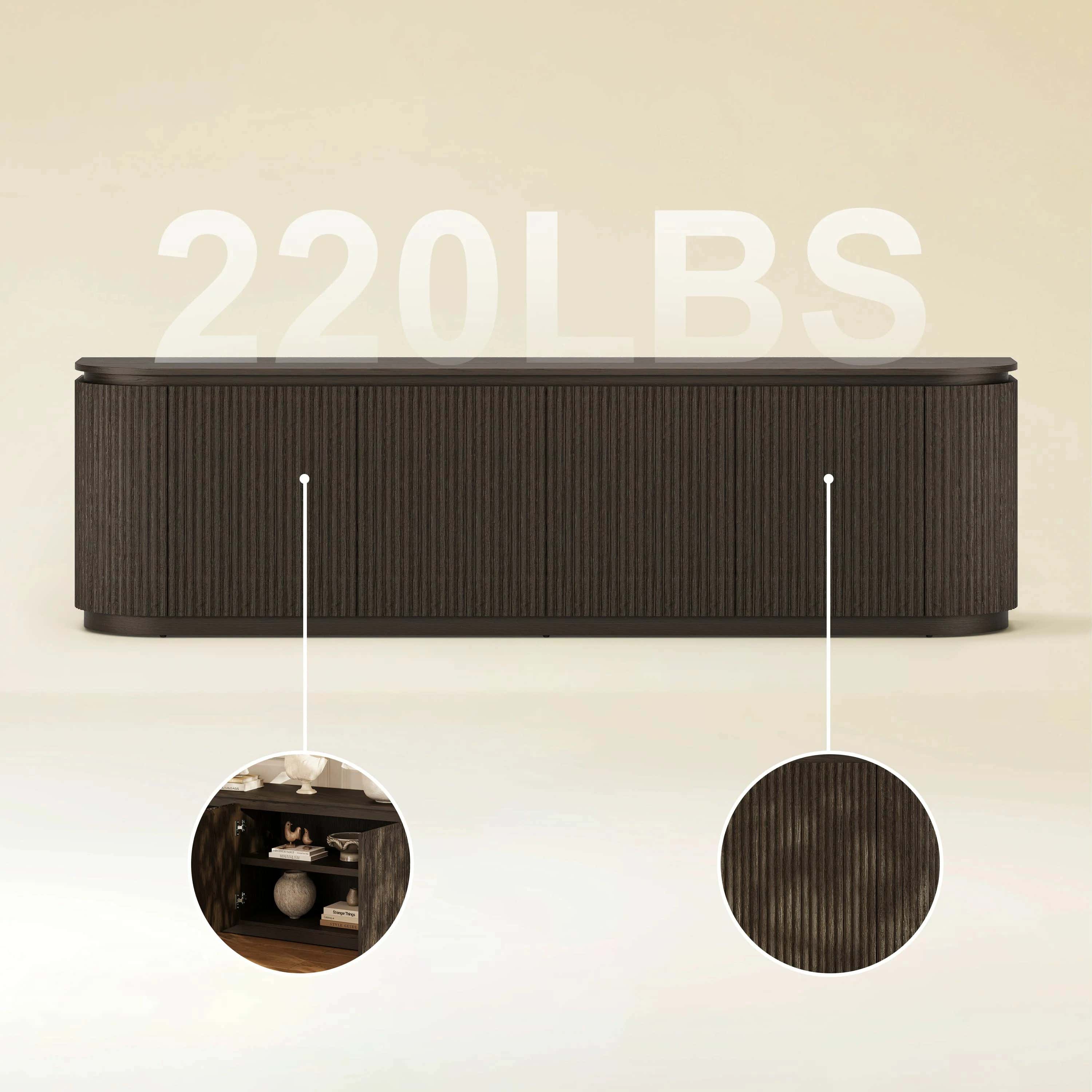 Riverton Media Console 84"W