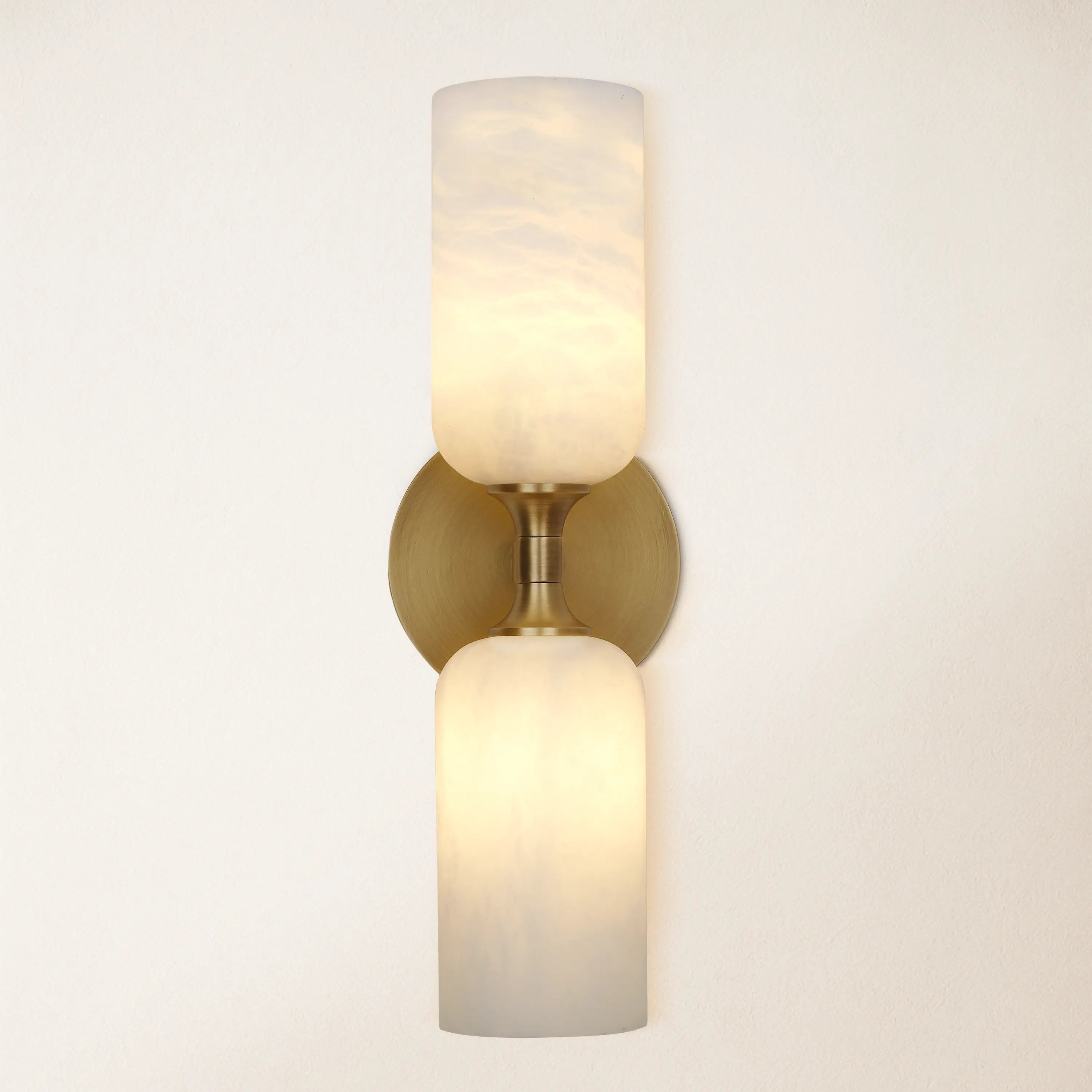 Axis Alabaster Wall Sconce 14"H