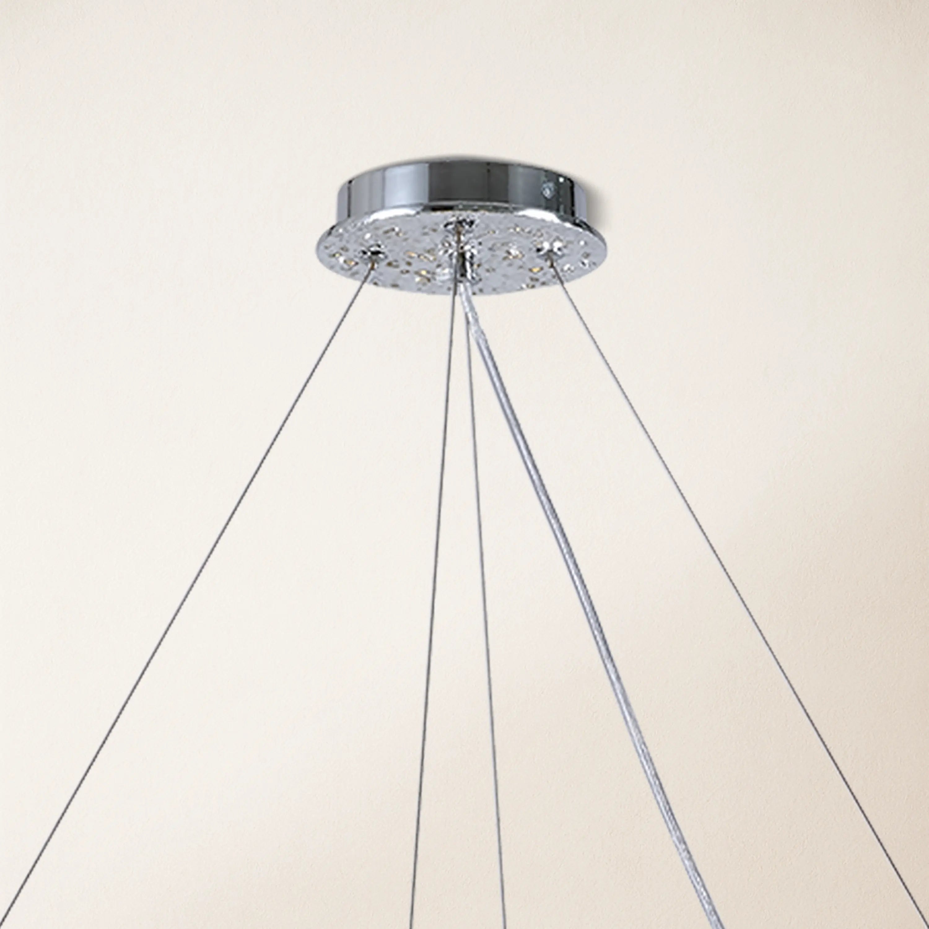 Frostleaf Crystal Cascade Tree Branch Linear Chandelier 72"W