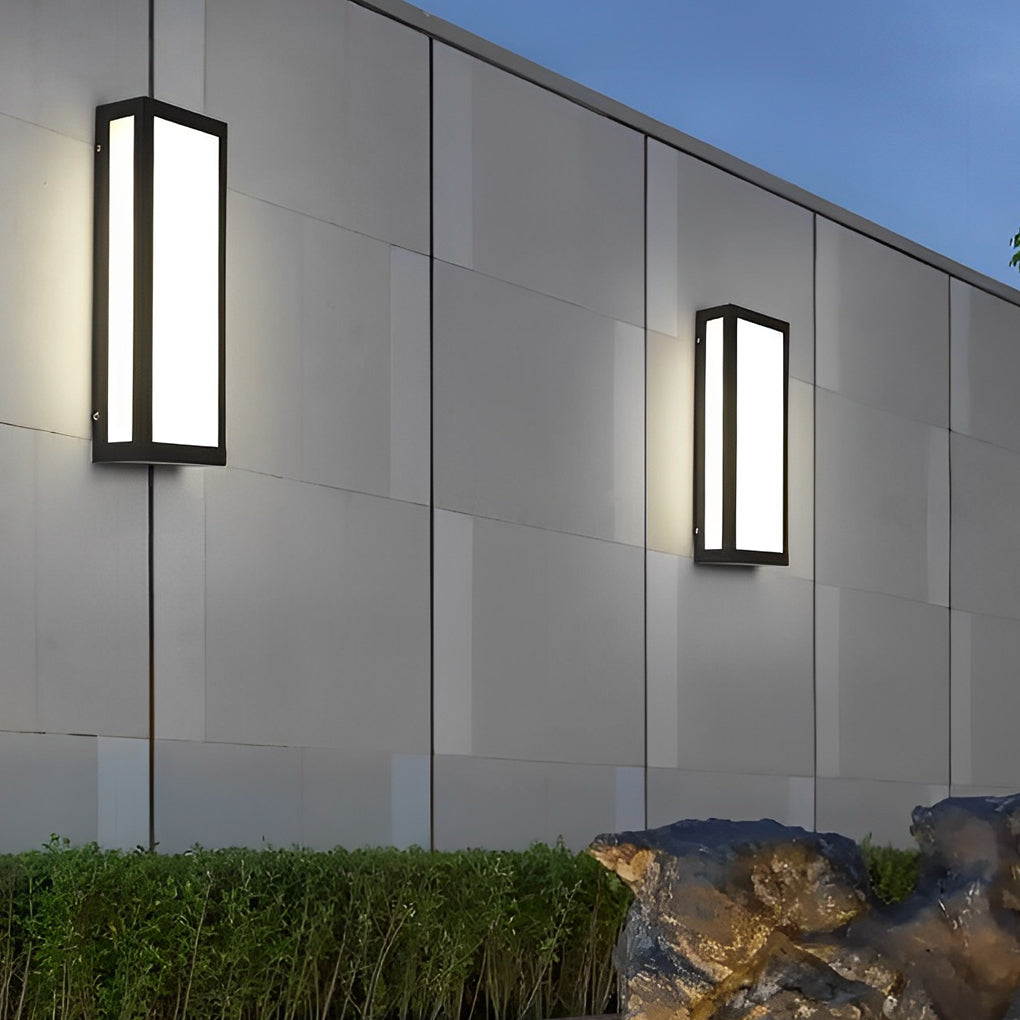 Solaris Rectangular Waterproof Outdoor Wall Light