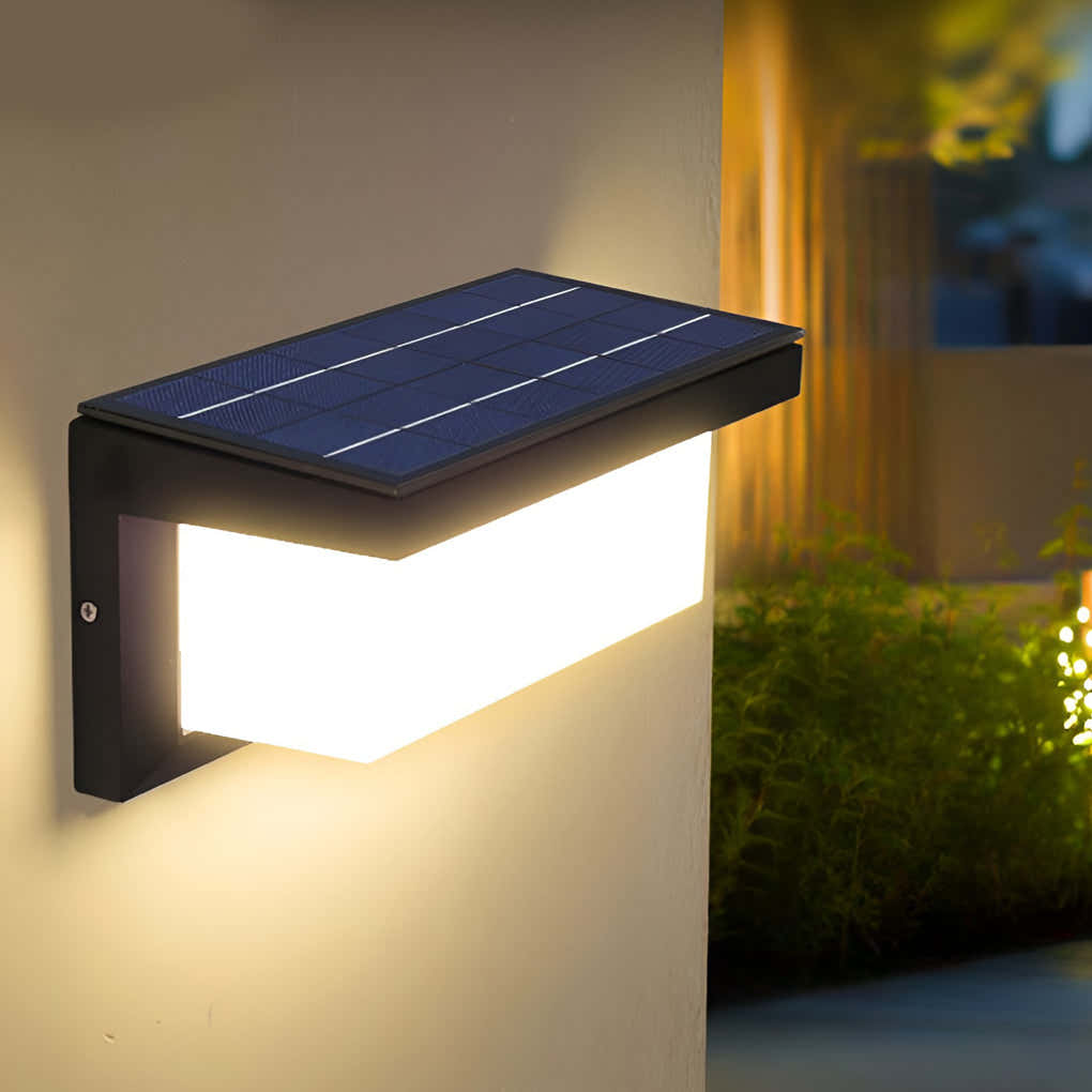 Rayform Rectangle Light Control Outdoor Wall Light