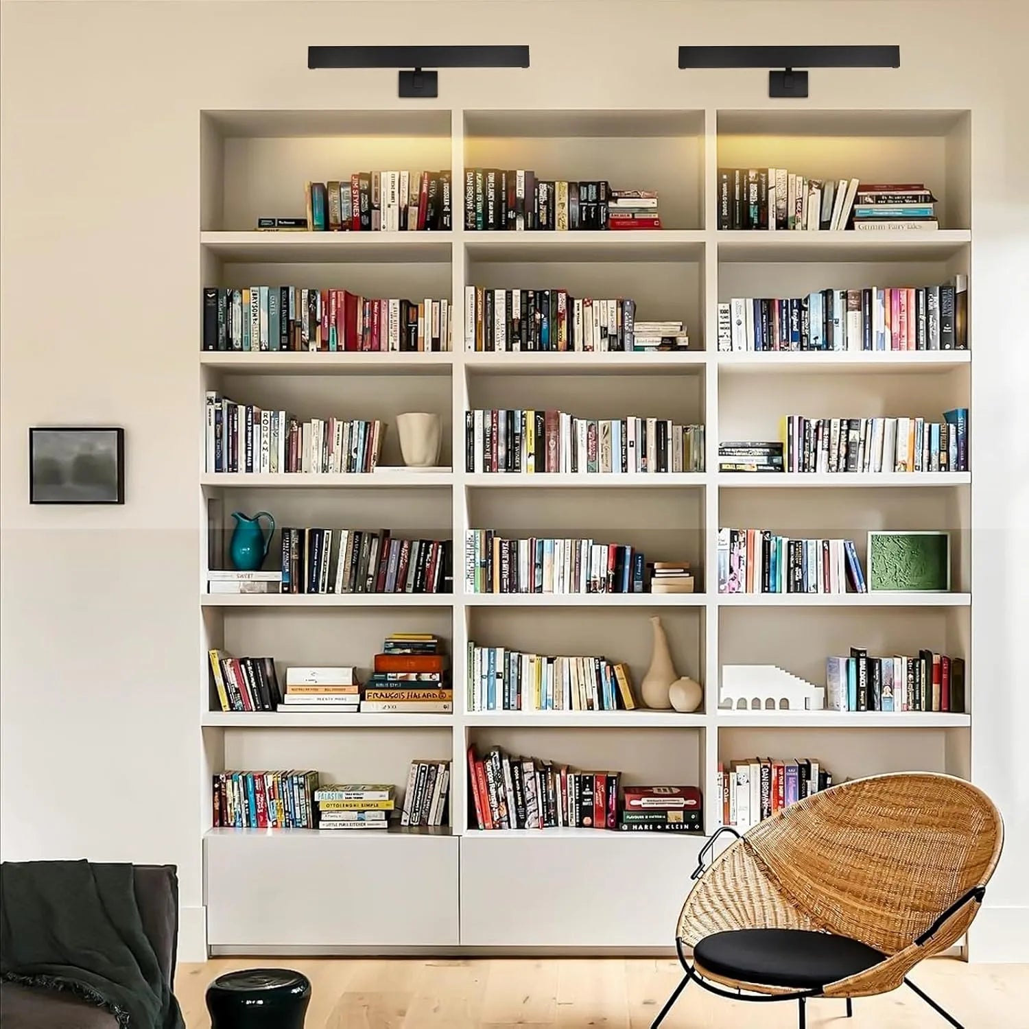 Brushed Radiance Picture Light 24"W#Finish_Black