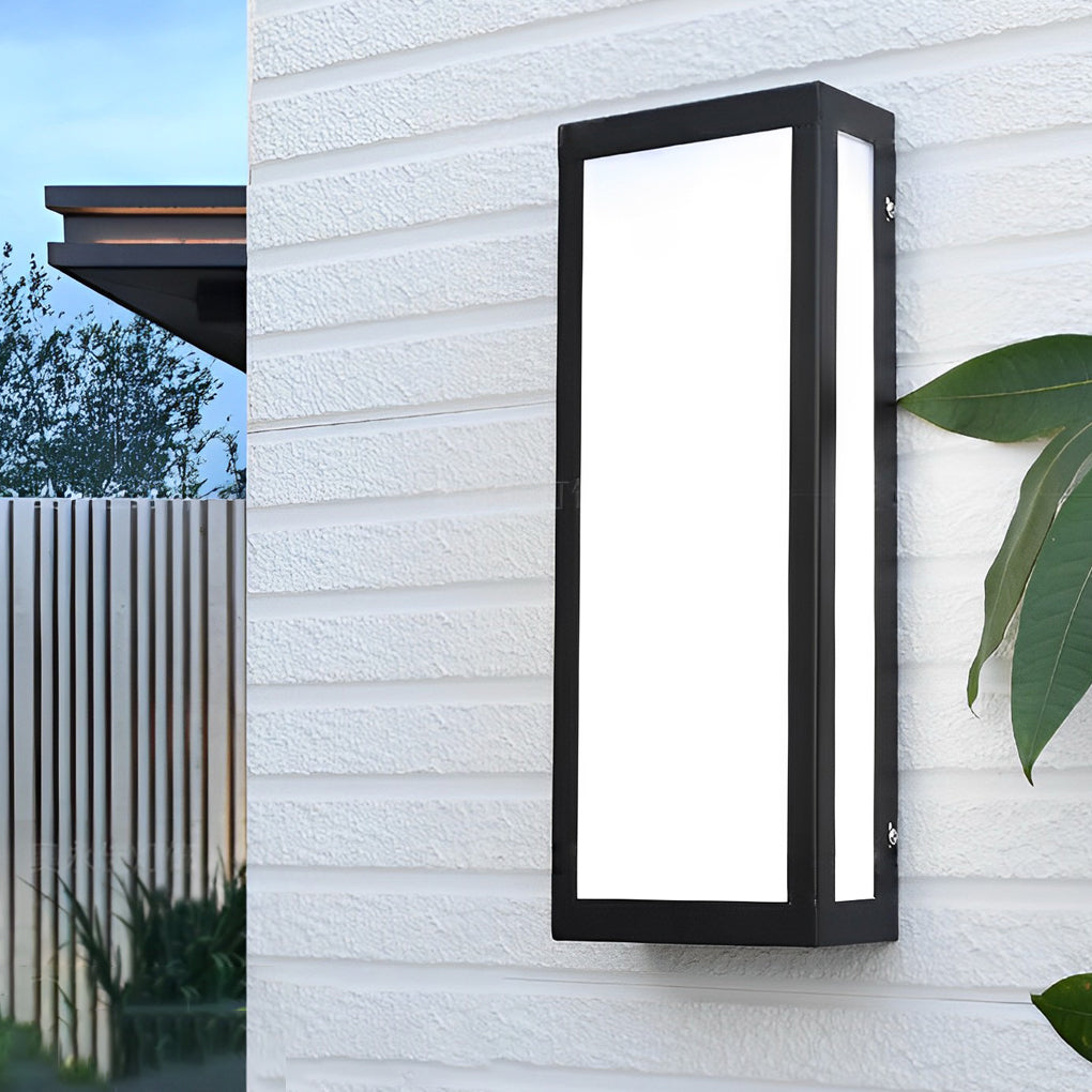 Solaris Rectangular Waterproof Outdoor Wall Light