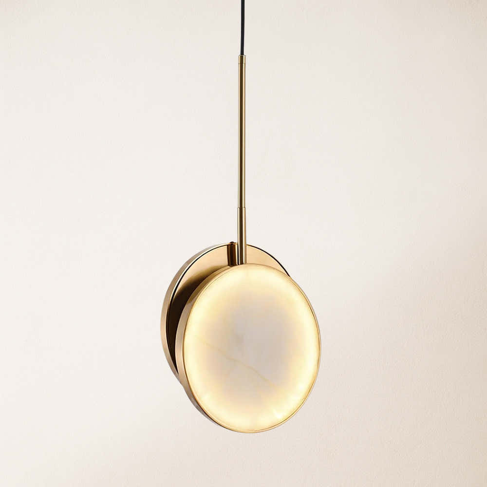 Mintreux Moonshade Alabaster Pendant 8''D