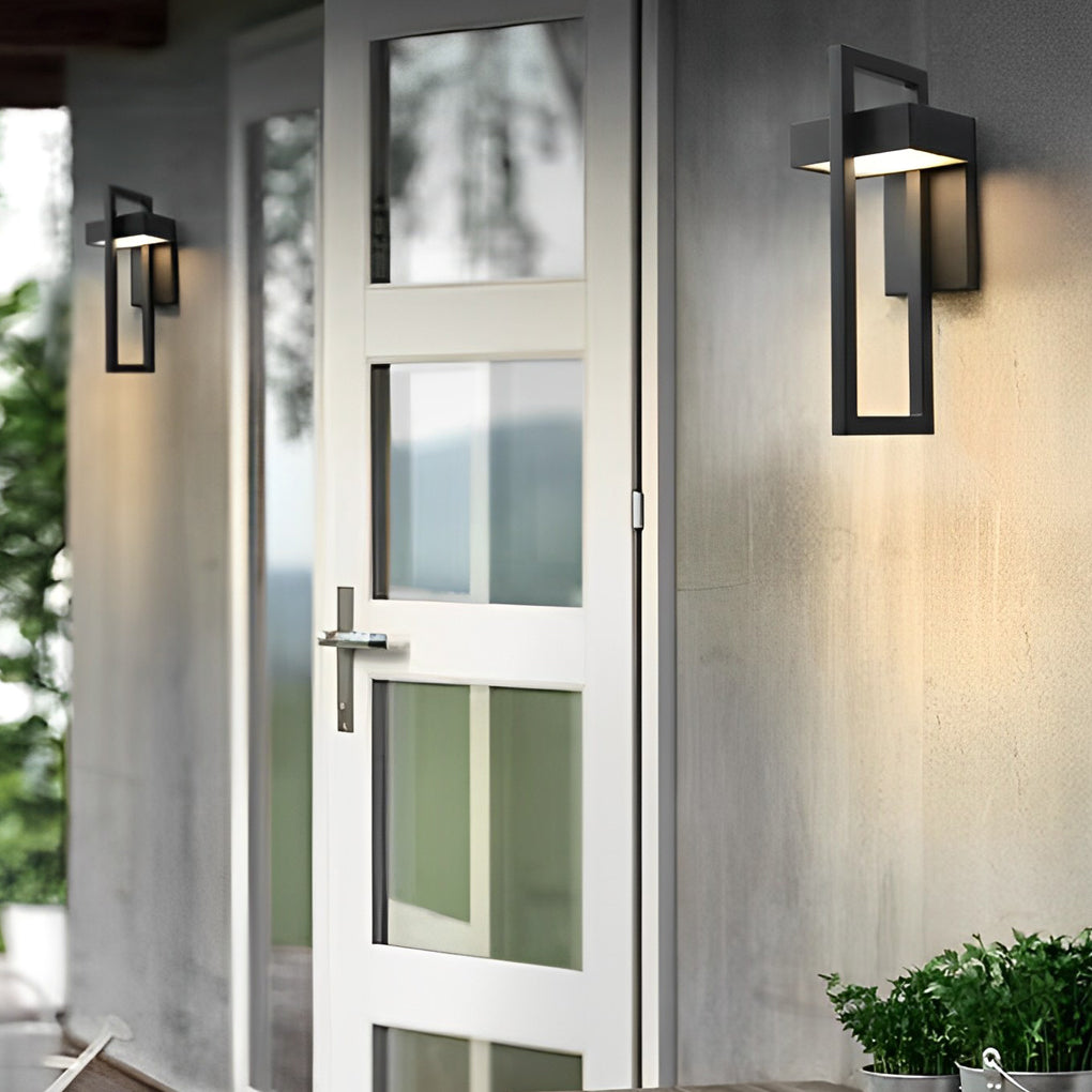 Aqualith Rectangular Minimalist Outdoor Wall Light