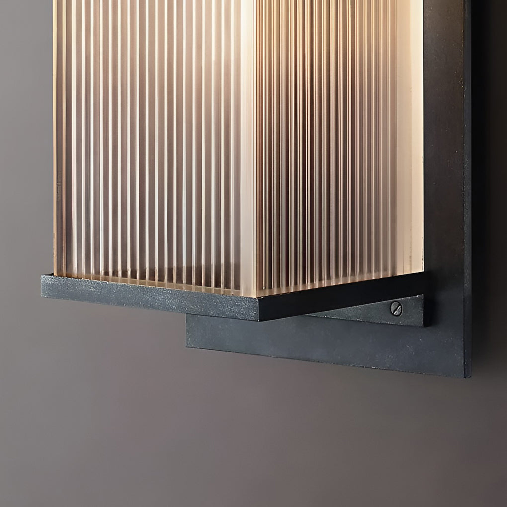 Cyclumena Rectangular Solar Outdoor Wall Light
