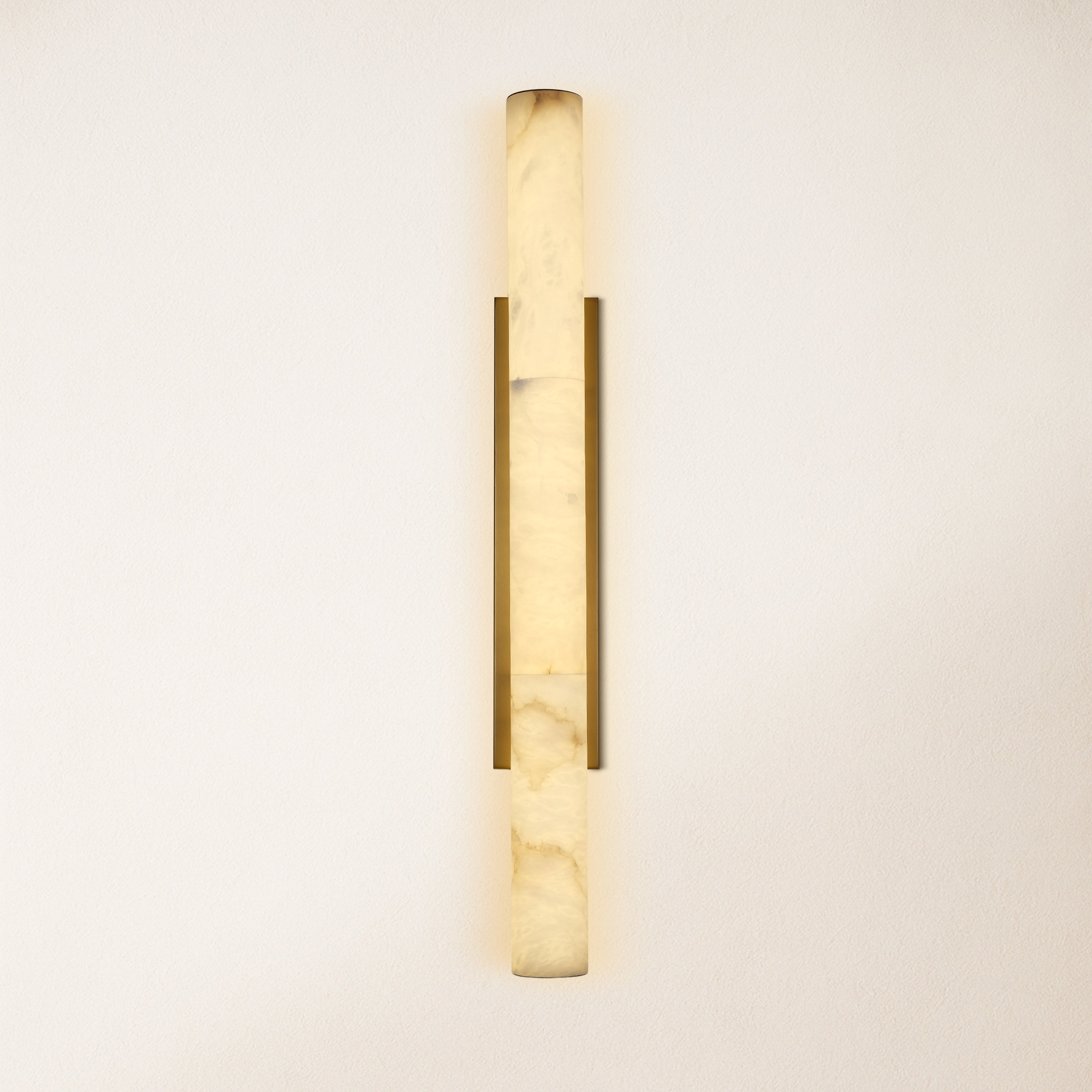 Sylvia Palladian Alabaster Wall Sconce 36"H