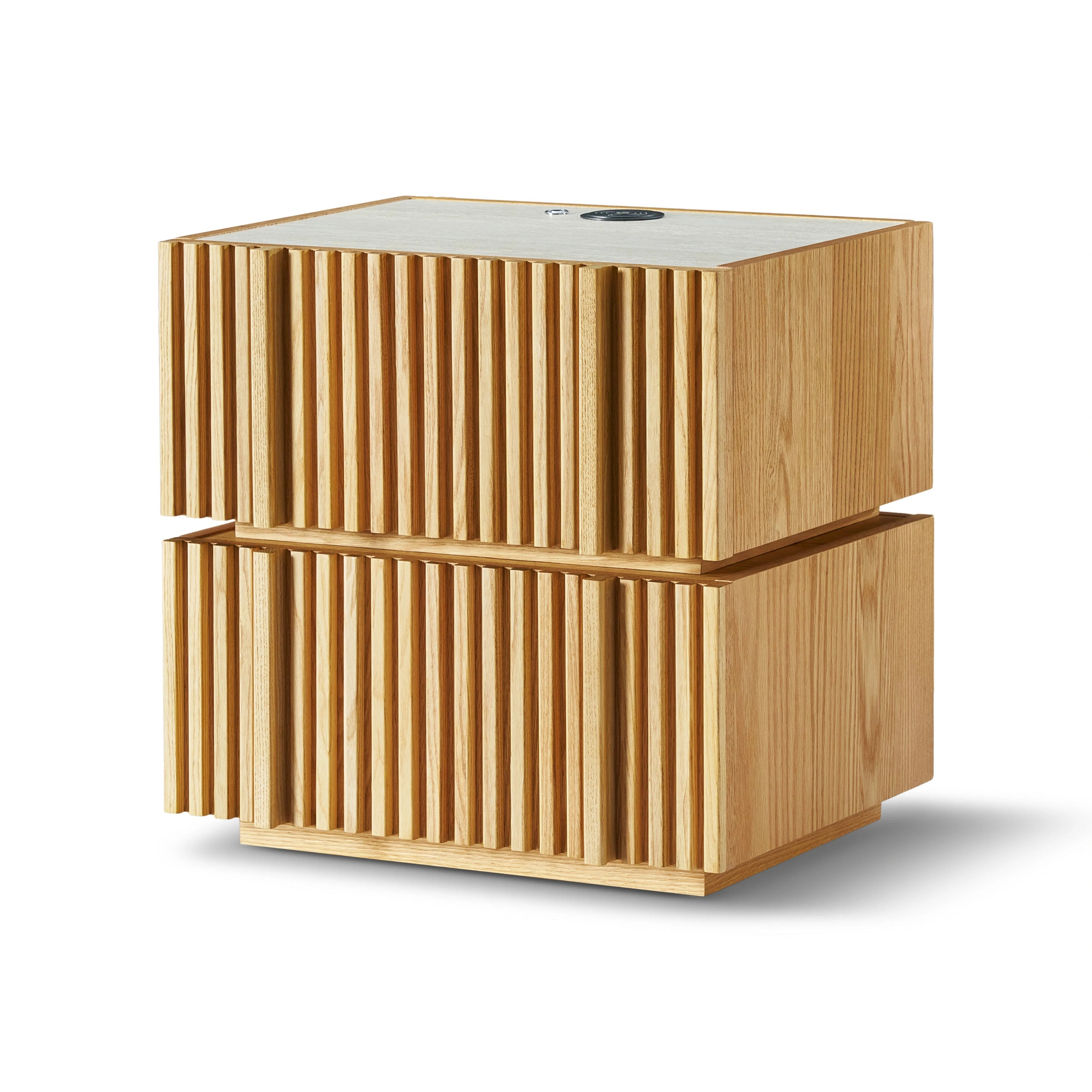 Isla Oak Nightstand 19.7" W