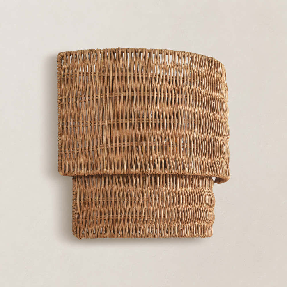 Cavana Rattan Wall Sconce#Finish_Natural