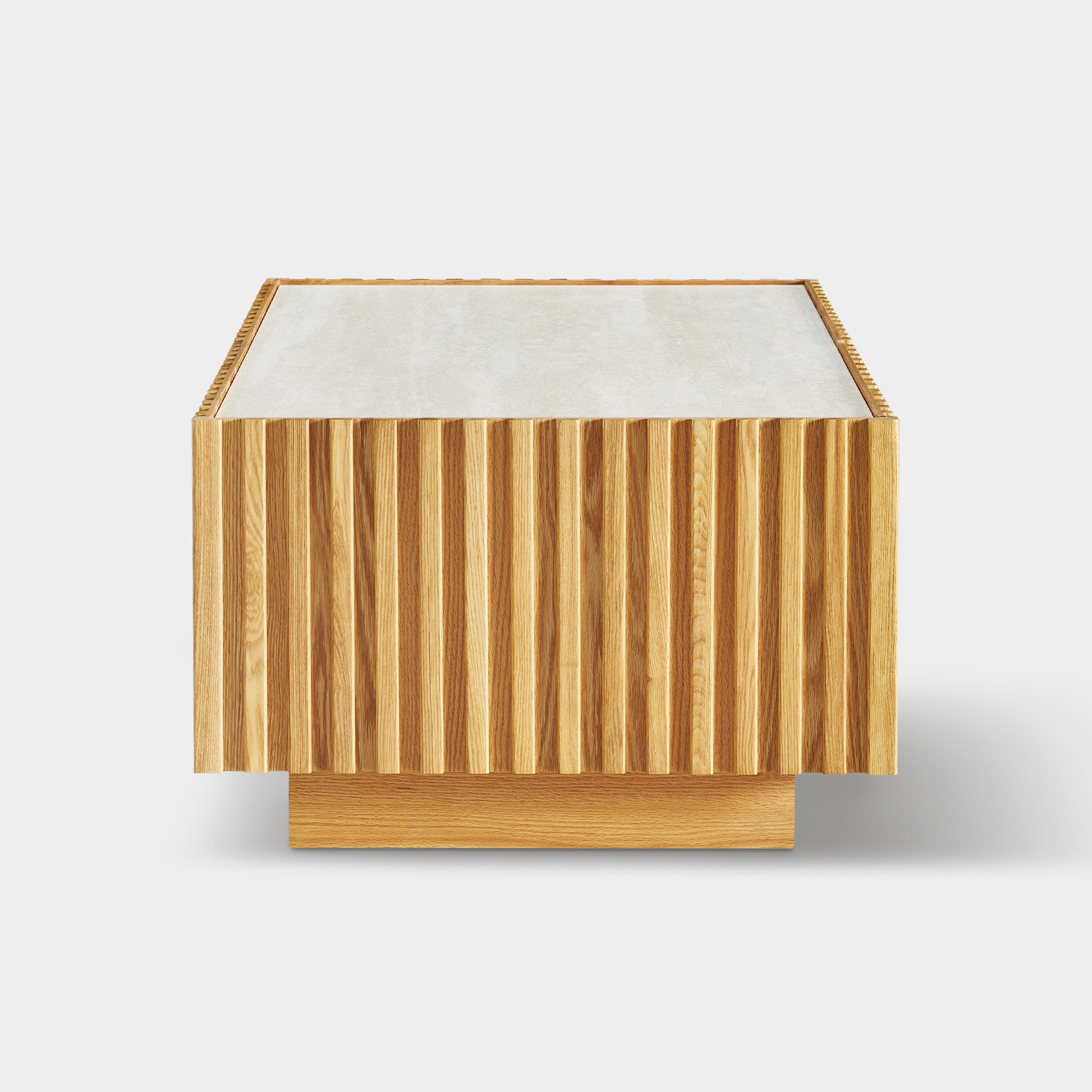 Isla Oak Sintered Stone Rectangle Coffee Table 120cm