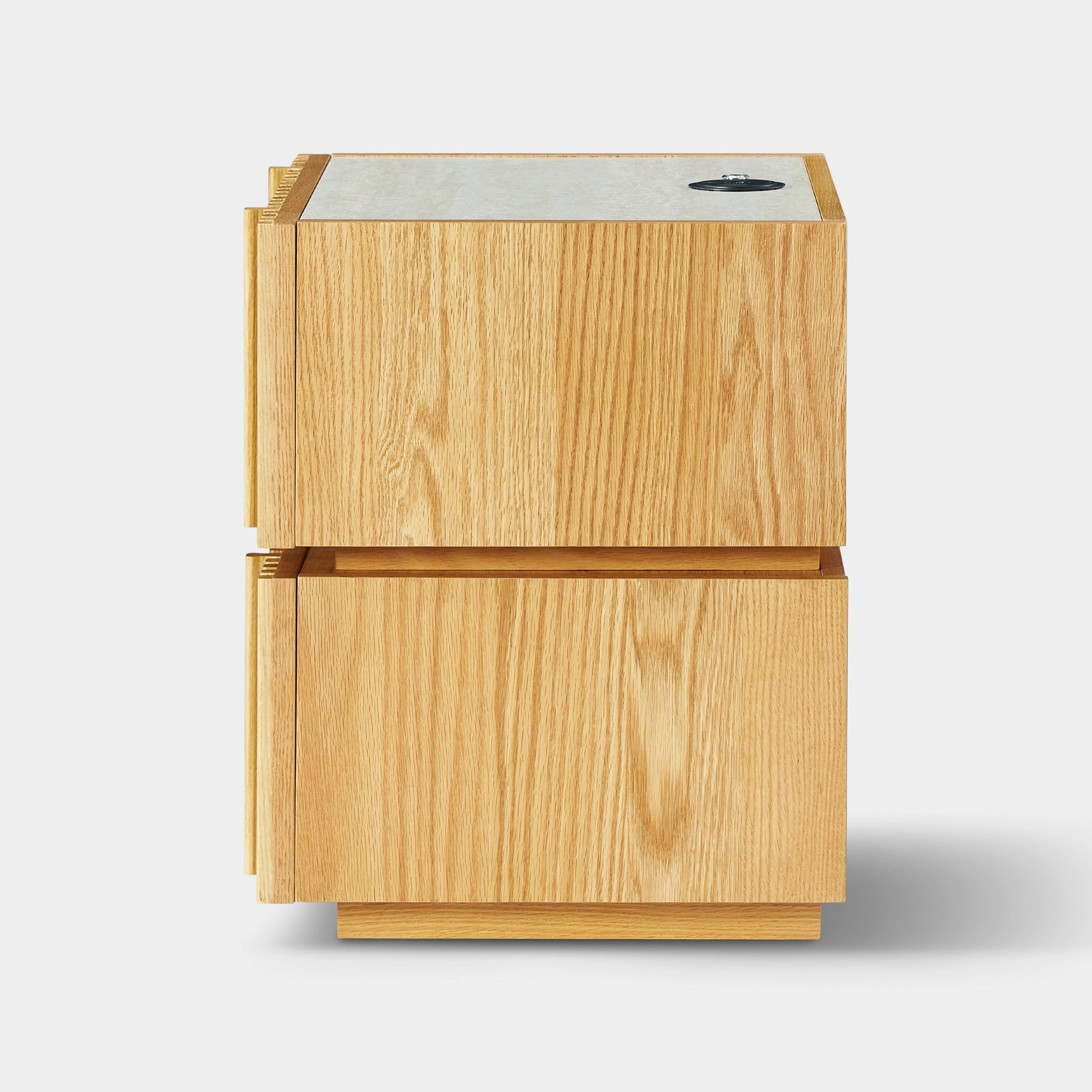 Isla Oak Sintered Stone Nightstand 20" W