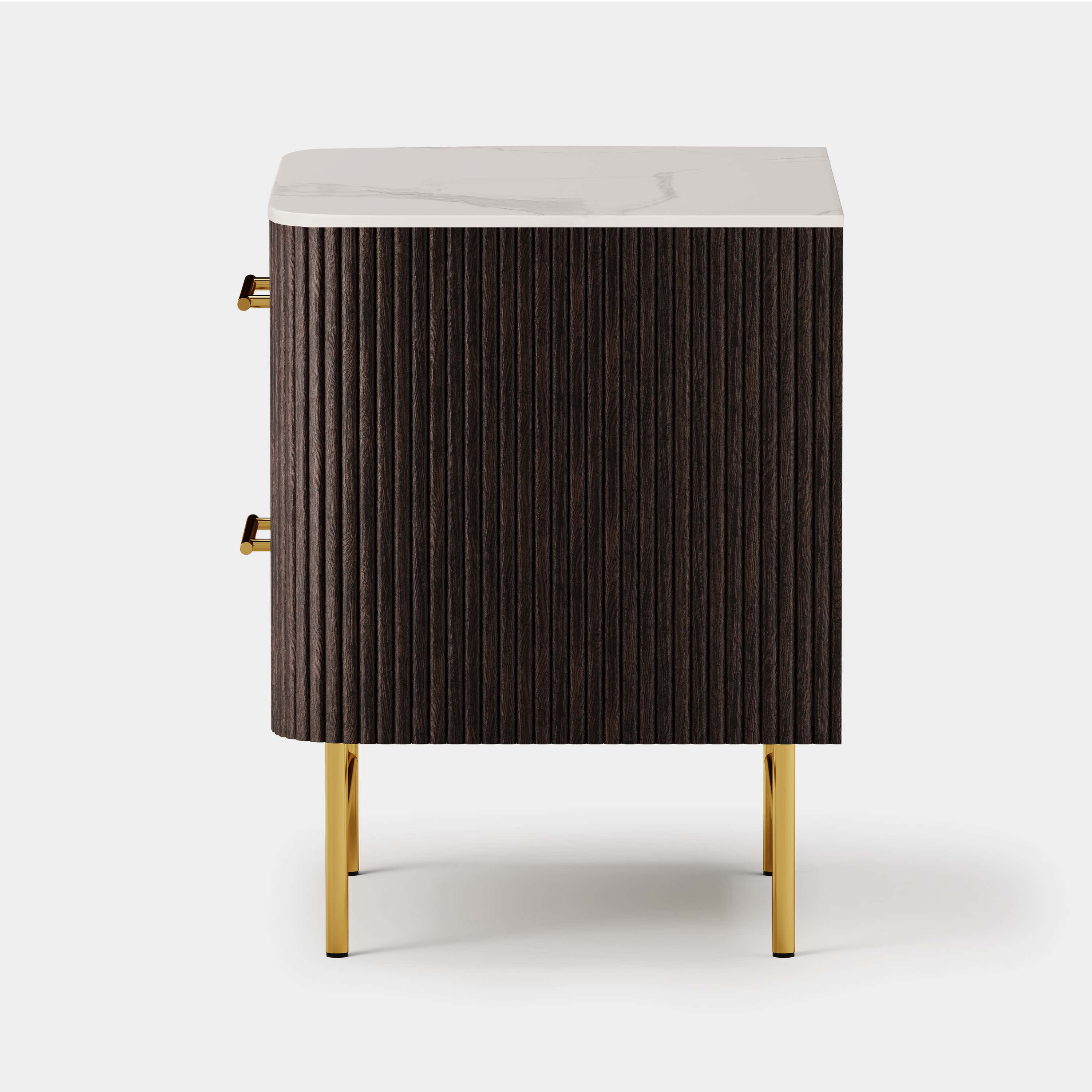 Ewan Sintered Stone Nightstand 26"W