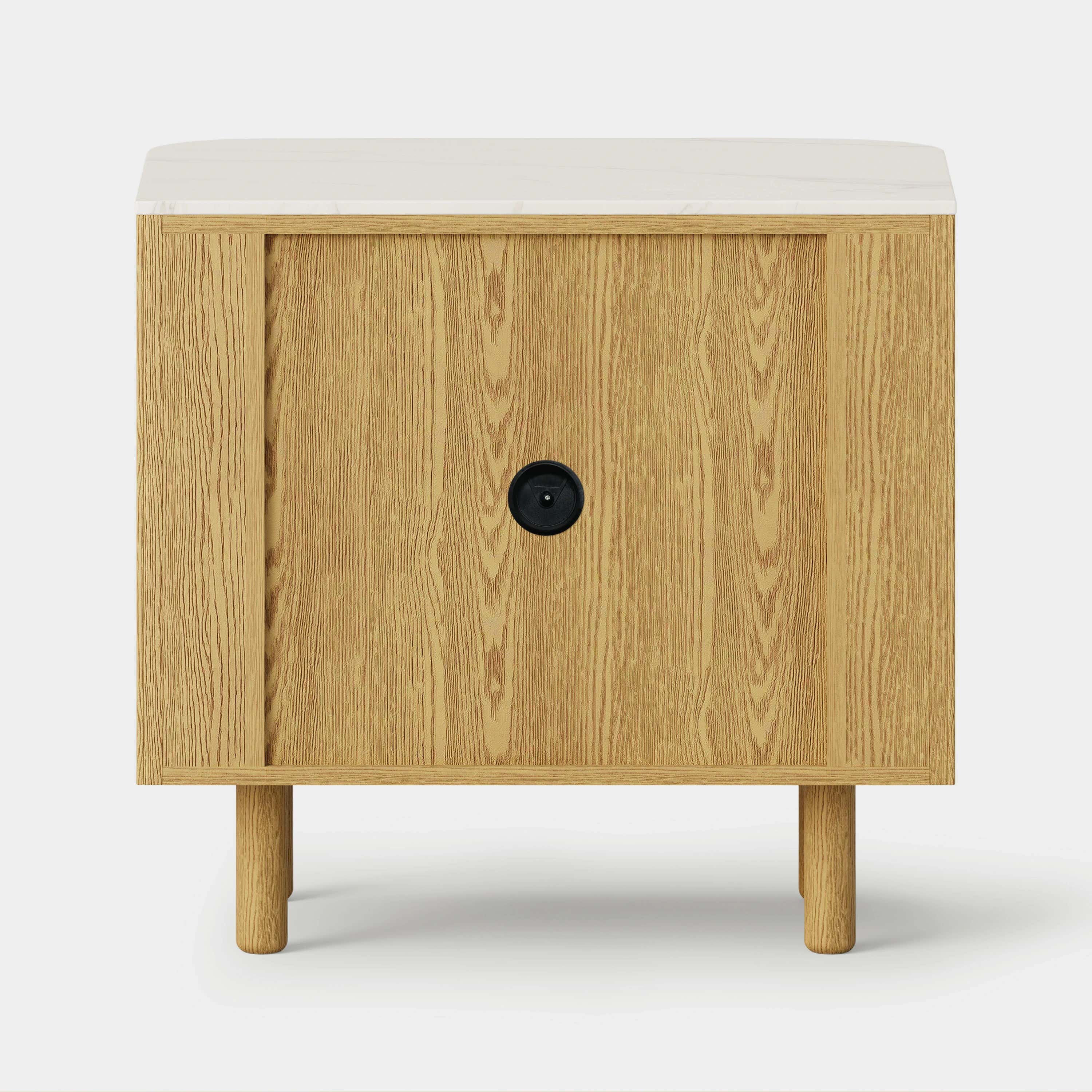 Charlie Sintered Stone Nightstand 26" W